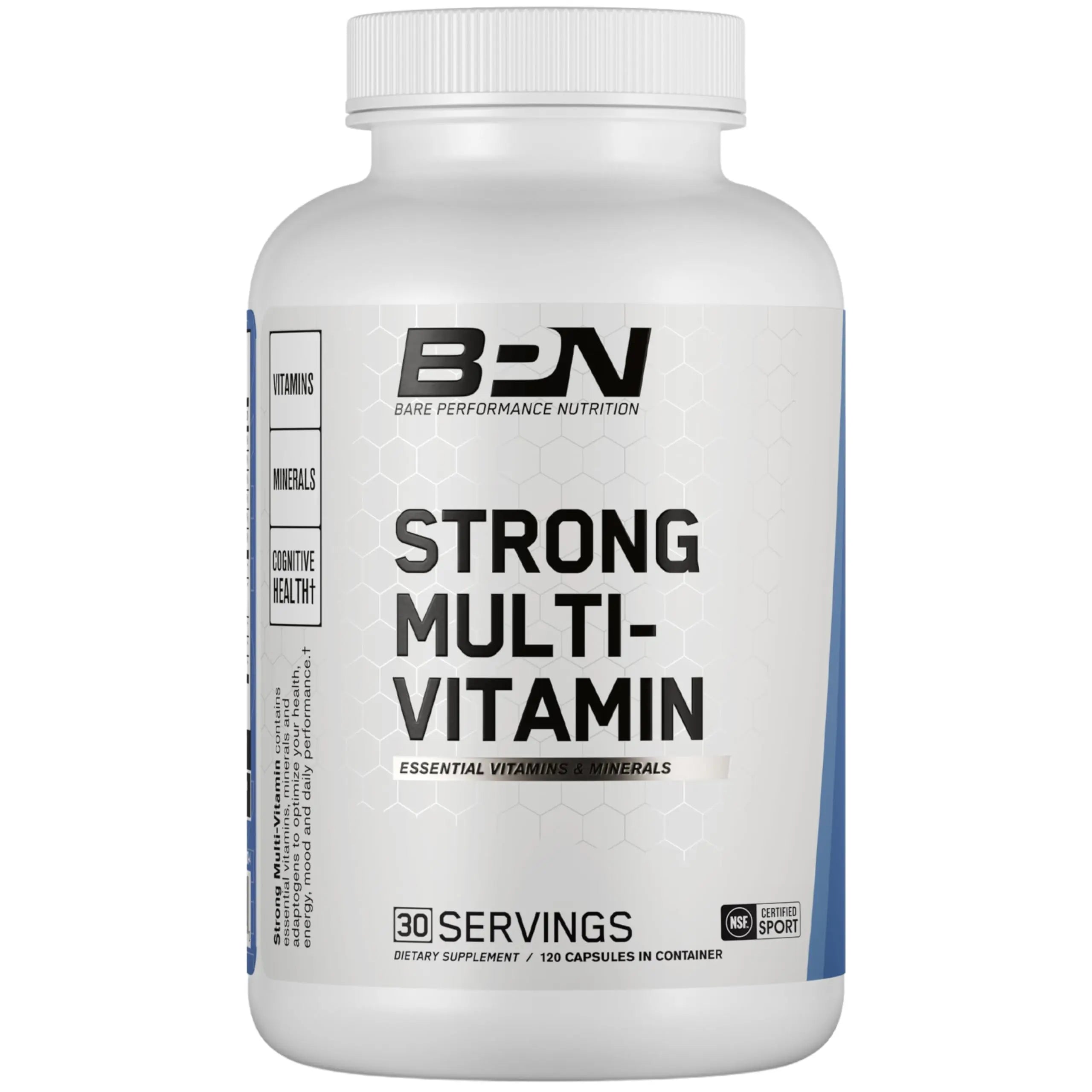 BARE PERFORMANCE NUTRITION BPN Strong Multi-Vitamin 30 Day Supply + Recover Post-Workout Muscle Recovery Drink Mix BARE PERFORMANCE NUTRITIONAu supplements