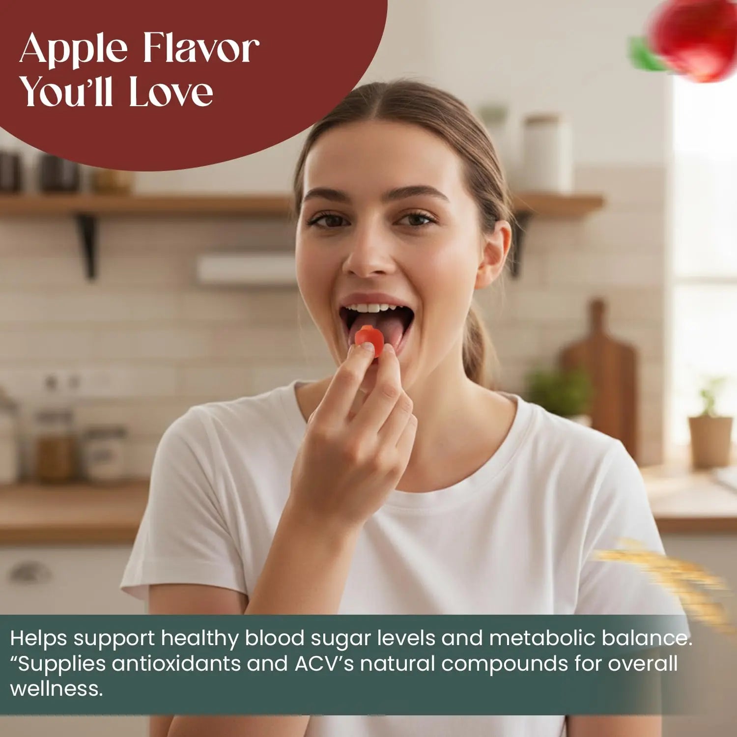 Everé ACV Glow Gummies – Apple Cider Vinegar with B12, B6, Iodine, Folate, Beetroot & Pomegranate – Daily Wellness Support for Energy & Balance The EverÉ Natural Alchemynz supplements