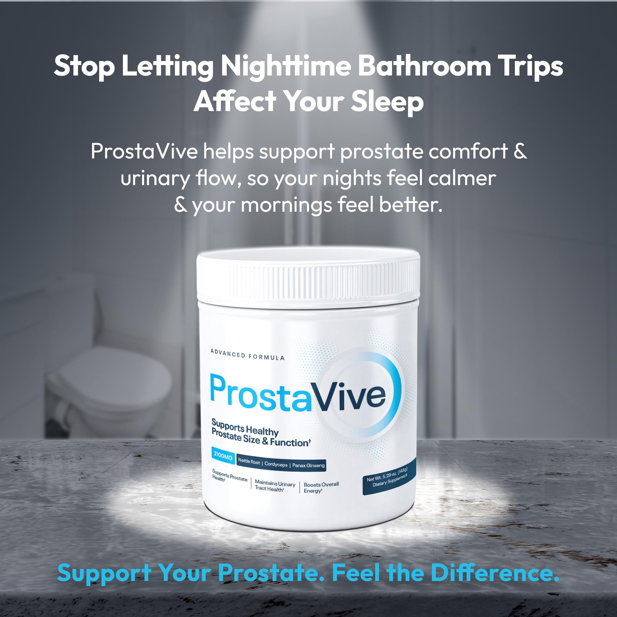 ProstaVive Advanced Prostate Support Formula - Complete Urinary & Bladder Health Supplement - Helps Promote Strong Flow & Emptying - Natural Powder - Gluten Free, Non-GMO ProstaViveAu supplements