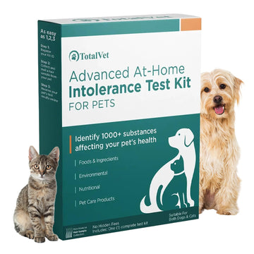 TotalVet Dog Allergy +1000 Food & Nutritional Sensitivity Test, Pet Intolerance Kit at Home — Advanced Complement to DNA Tests for Complete Pet Wellness TotalVetAu supplements