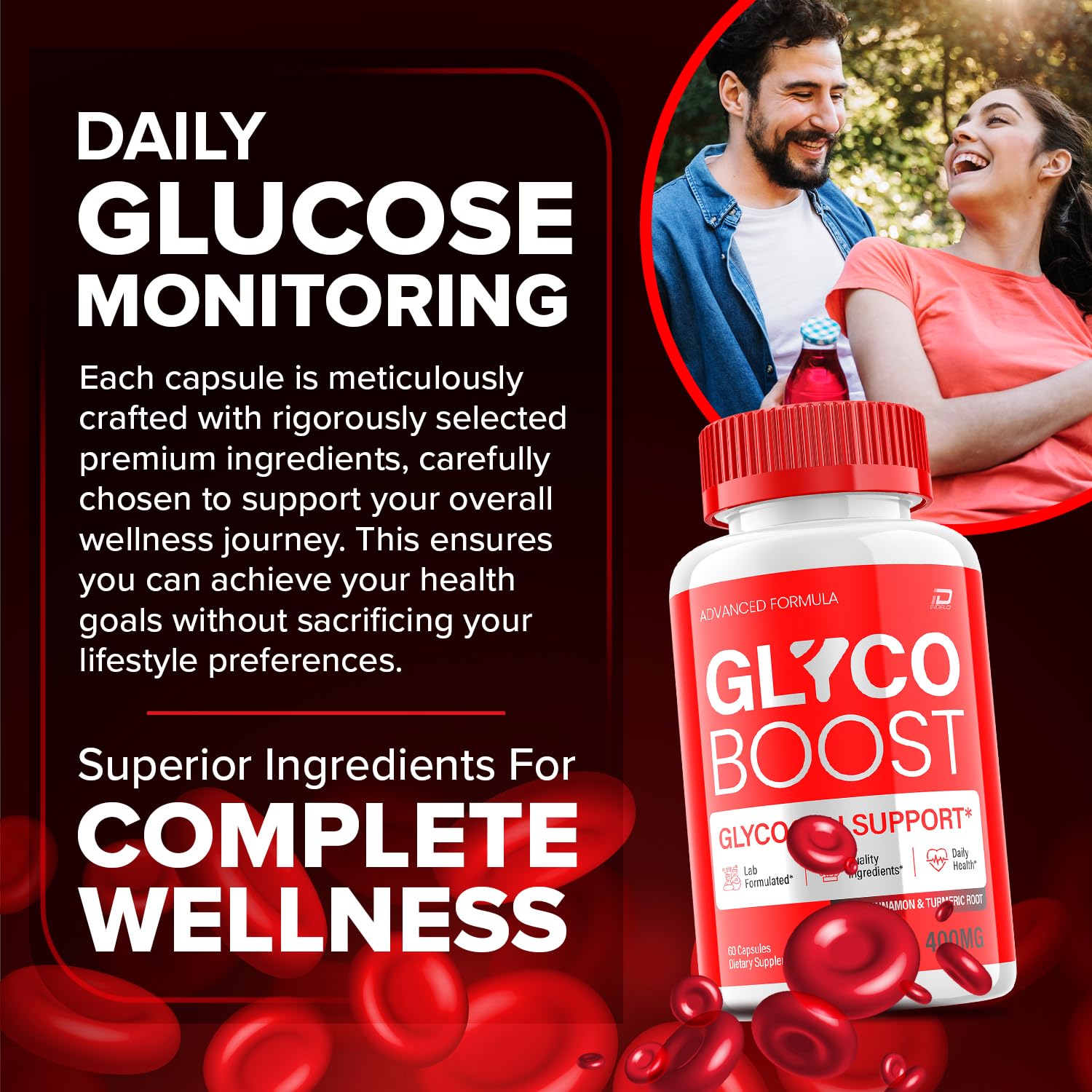Glyco Boost Capsules – GlycoBoost Advanced Supplement, All Natural Formula to Maintain Healthy Levels, Maximum Strength Formula, Glyco Boost Pills Reviews (3 Pack - 180 Capsules) IndeloAu supplements