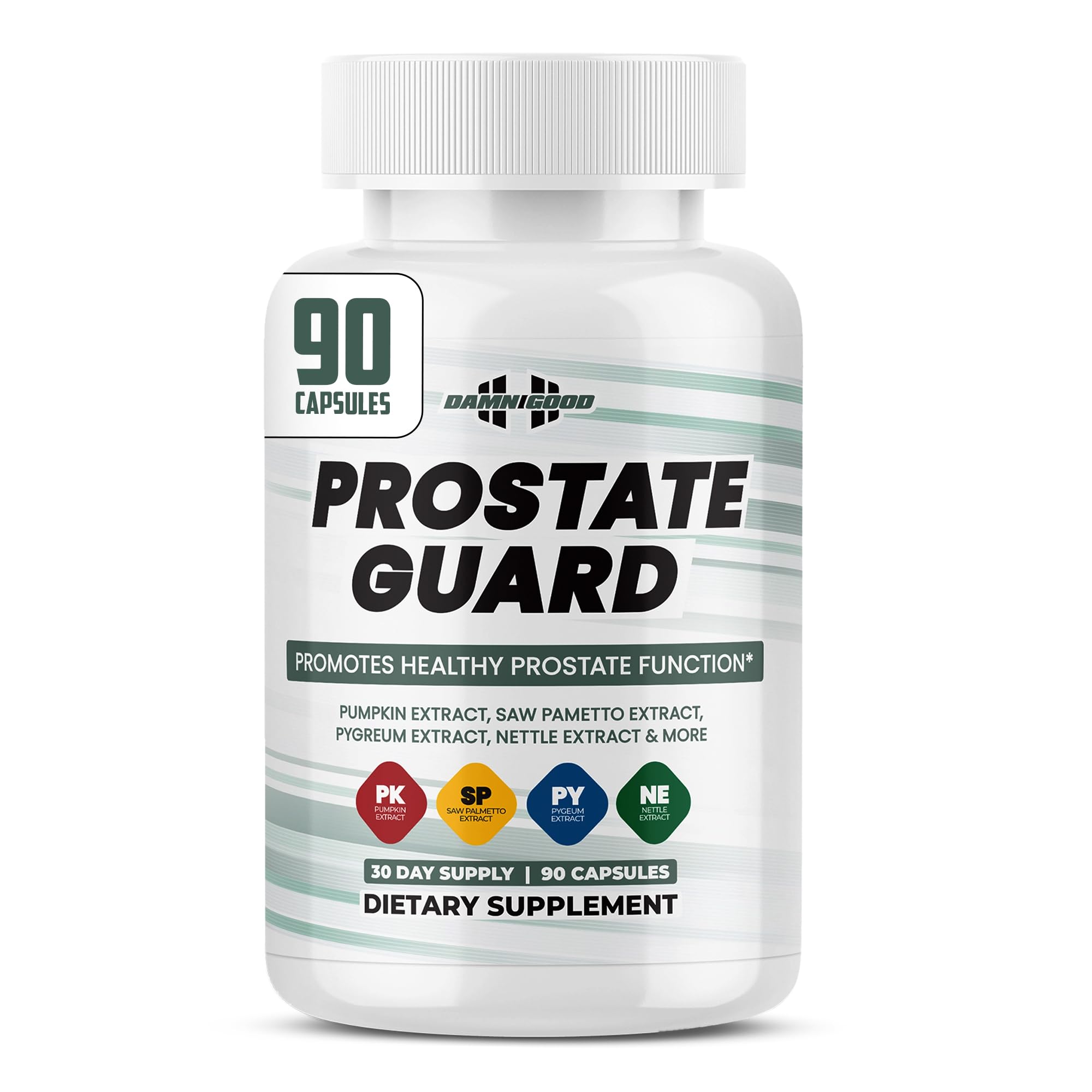 DAMN GOOD The Hodge Twins Prostate Guard - 90 Capsules Guard Vitality Complex – Comfort Blend for Nighttime Routine, Restful Rhythm - Men's Supplements for Health Supports Relaxation DAMN GOODAu supplements