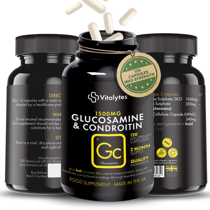 Vitalytes Marine Collagen Supplement 2400mg | 120 Marine Collagen Capsules Made in The UK VitalytesUS supplements