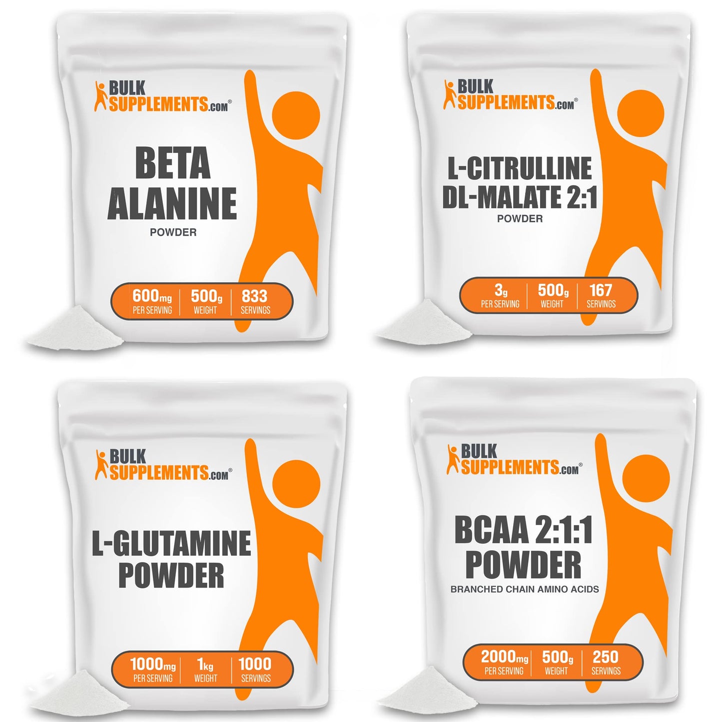 BULKSUPPLEMENTS.COM Beta Alanine Powder (500g), with L-Citrulline Malate 2:1 Powder BULKSUPPLEMENTS.COMUS supplements