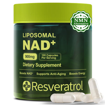 BOSNETHUINH NAD+ Supplement, NAD Nicotinamide Riboside Resveratrol, Liposomal NAD - NMNH Supplement Alternative for Anti-Aging, Mental Clarity & Cellular Energy 100 Capsules BOSNETHUINHAu supplements