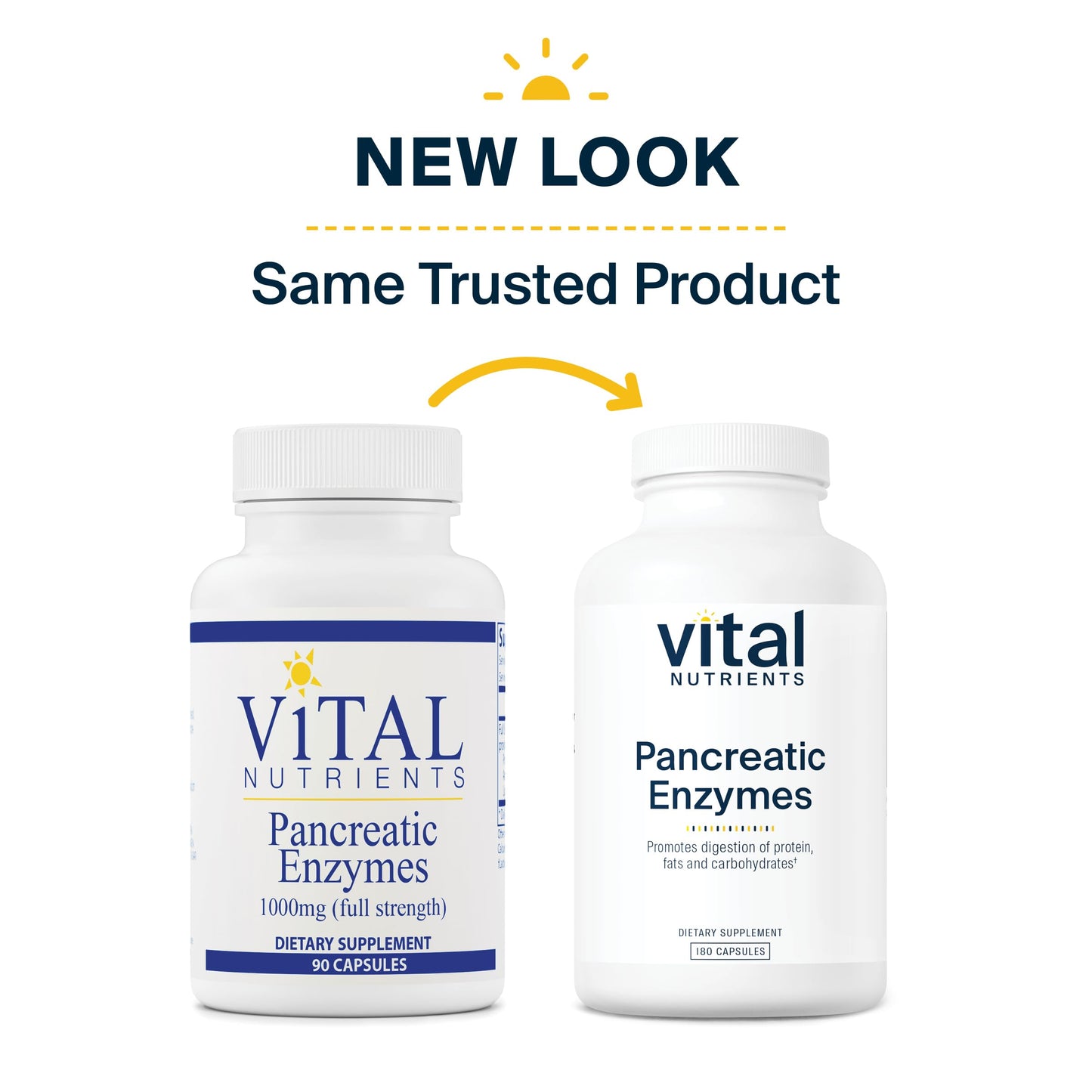 Vital Nutrients Pancreatic Enzymes 1000mg (Full Strength) | Pancreatin Digestion Supple Vital NutrientsUS supplements