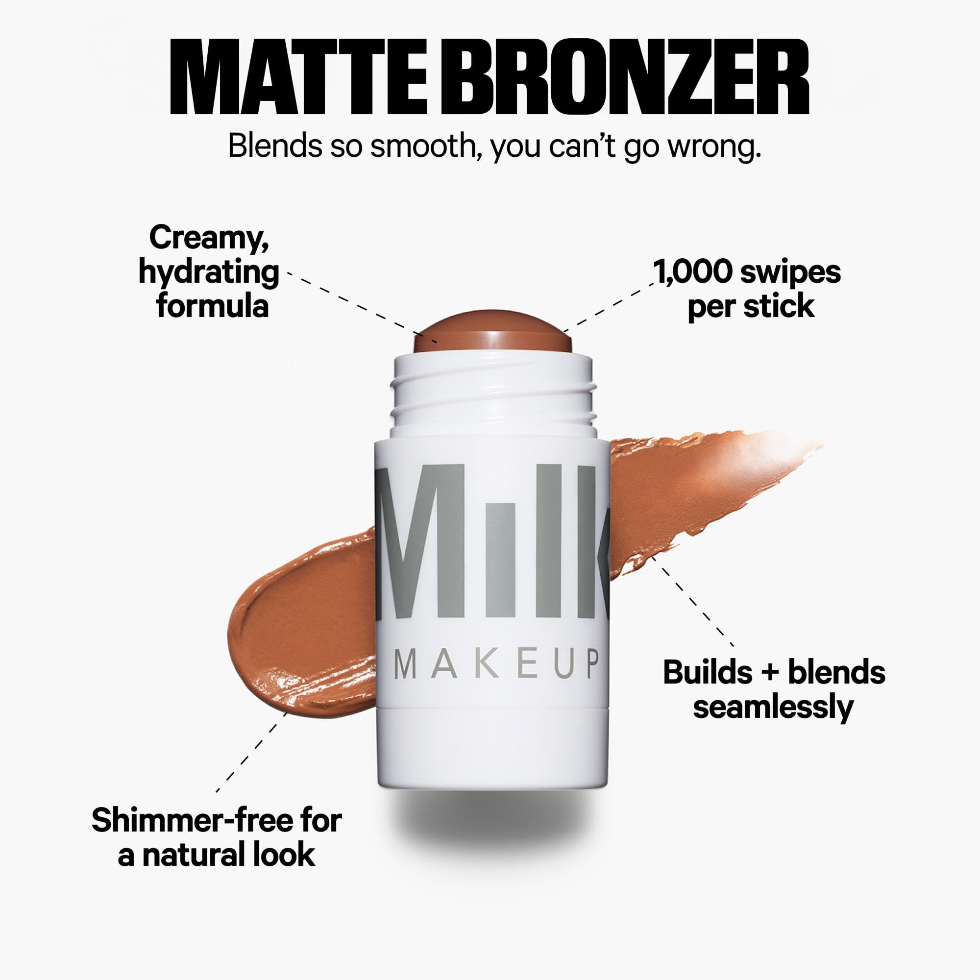 Milk Makeup Bronzer, Blush + Highlighter Set – Bronzer in Baked .19oz, Multi-Use Cream Blush + Lip Color in Werk (Dusty Rose) .21oz and Highlighter Stick in Lit (Champagne) .21oz – Hydrating Formulas Milk MakeupAu supplements