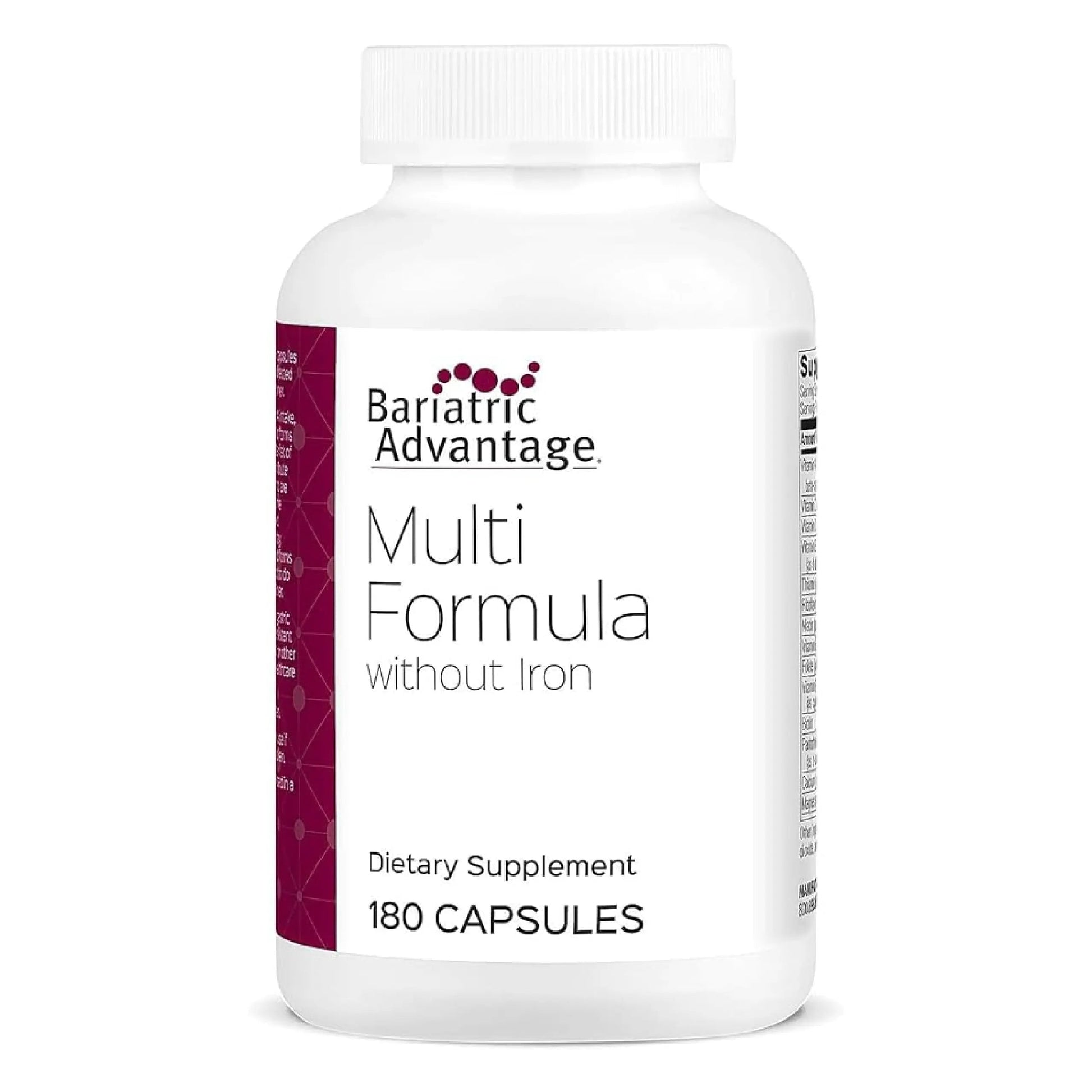 Bariatric Advantage Multi Formula without Iron, High Potency Daily Multivitamin for Bariatric Surgery Patients Bariatric AdvantageAu supplements