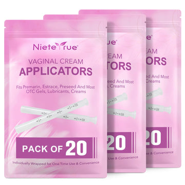 Nieteyrue Plastic Vaginial Cream Applicators (60 Packs) 2024 New Dosage Markings Individually NieteyrueAu supplements