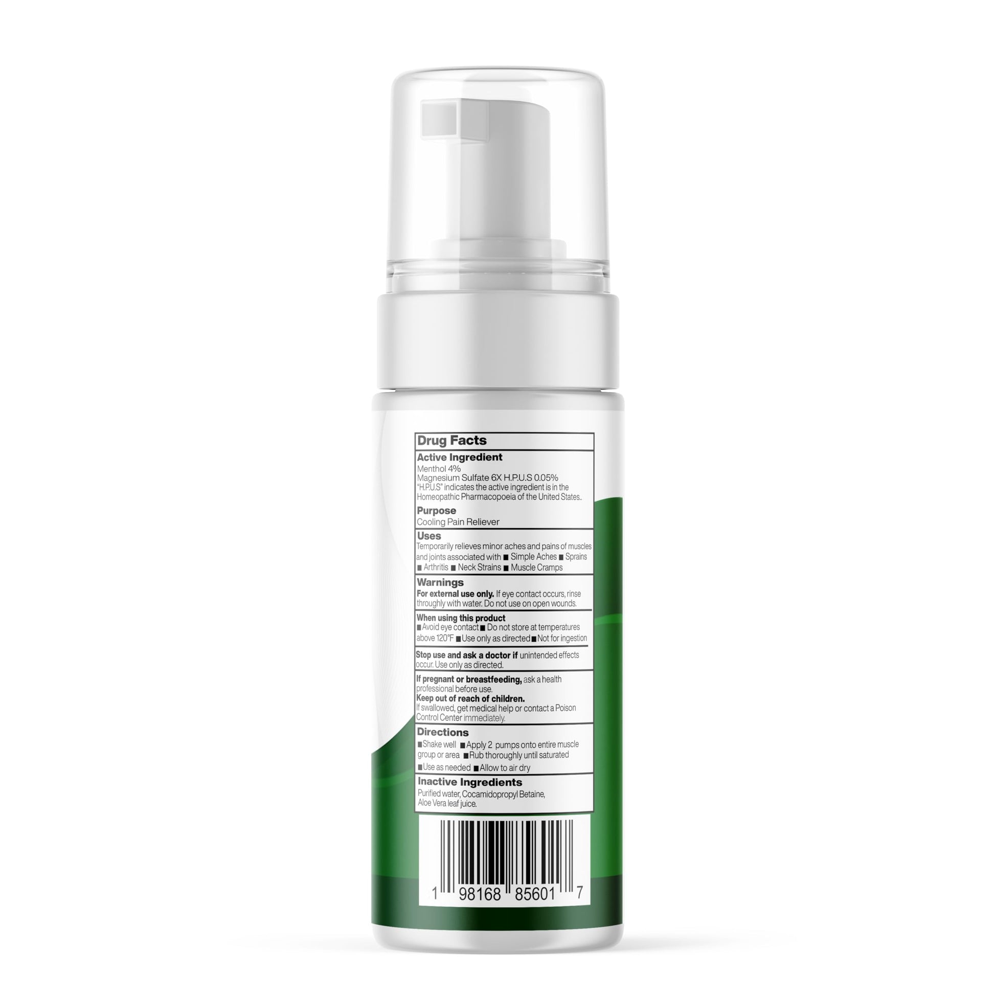 Seagenix Menthol Relief Muscle and Joint Foam - Magnesium Spray Menthol Formula - Joint and Muscle Relief – Relax Tight Muscles – Ease Muscle Cramps Fast - All Natural – Relief for Legs, Neck, Back. SeagenixAu supplements