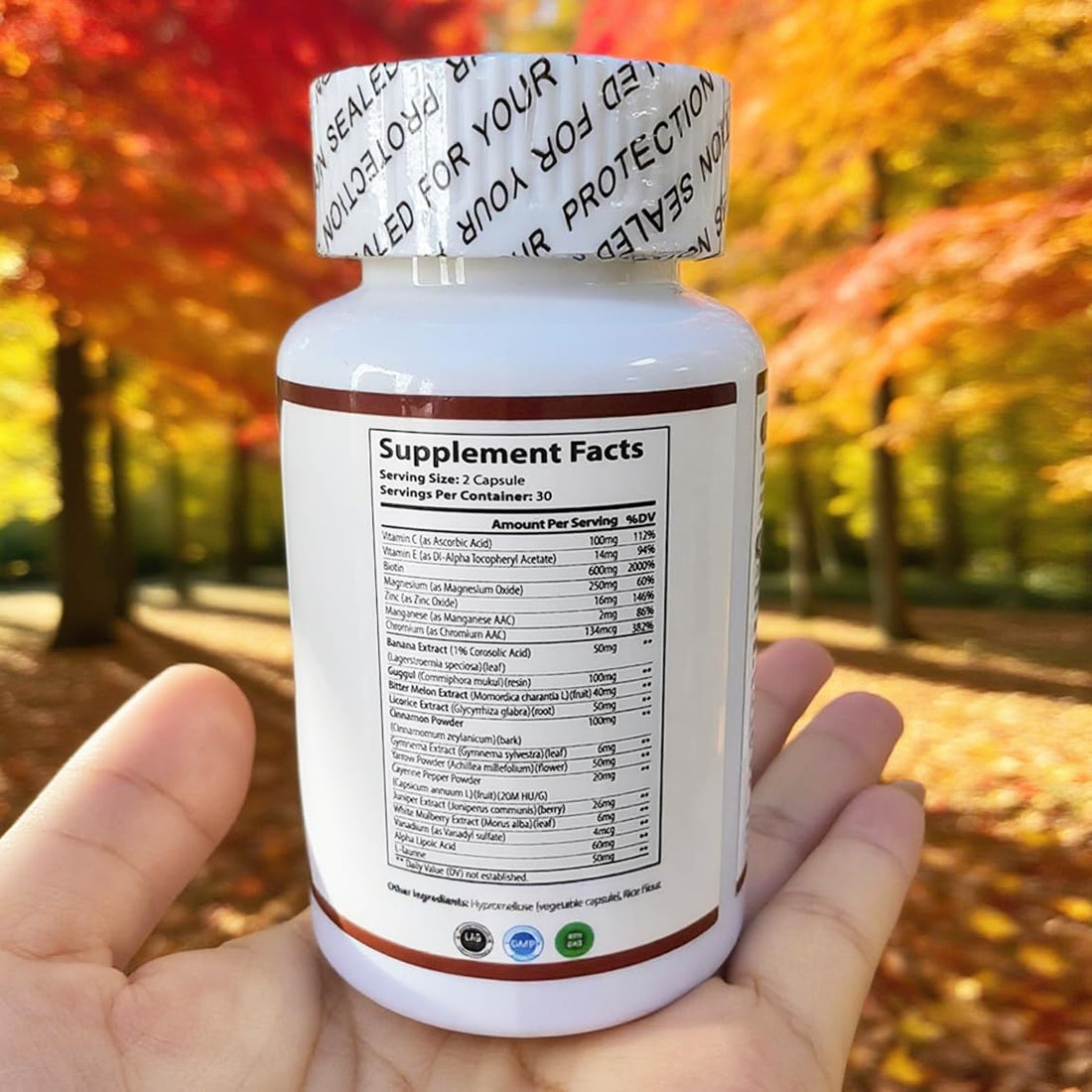 WINYEL Blood Sugar Complex Supplement - with Cinnamon, Bitter Melon, Chromium, Mulberry, Alpha Lipoic Acid, 60 Capsules WINYELAu supplements