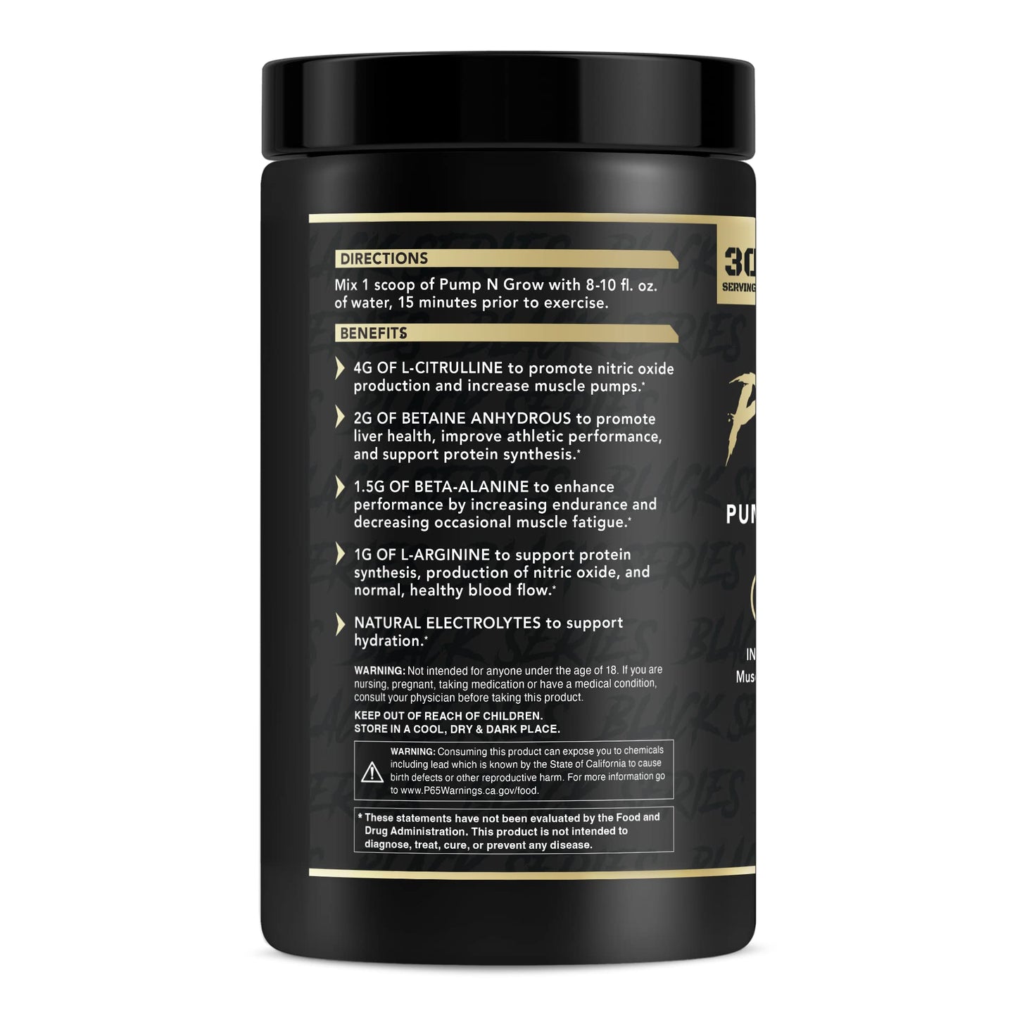 Anabolic Warfare Pump-N-Grow Muscle Pump Supplement Caffeine Free Pre Workout Anabolic WarfareUS supplements