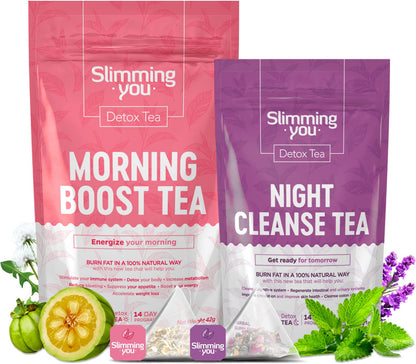 TAOISTEA 14 Day Detox Tea for Weight Loss, Body Cleanse, Metabolism Boost - Morning TAOISTEAUS supplements