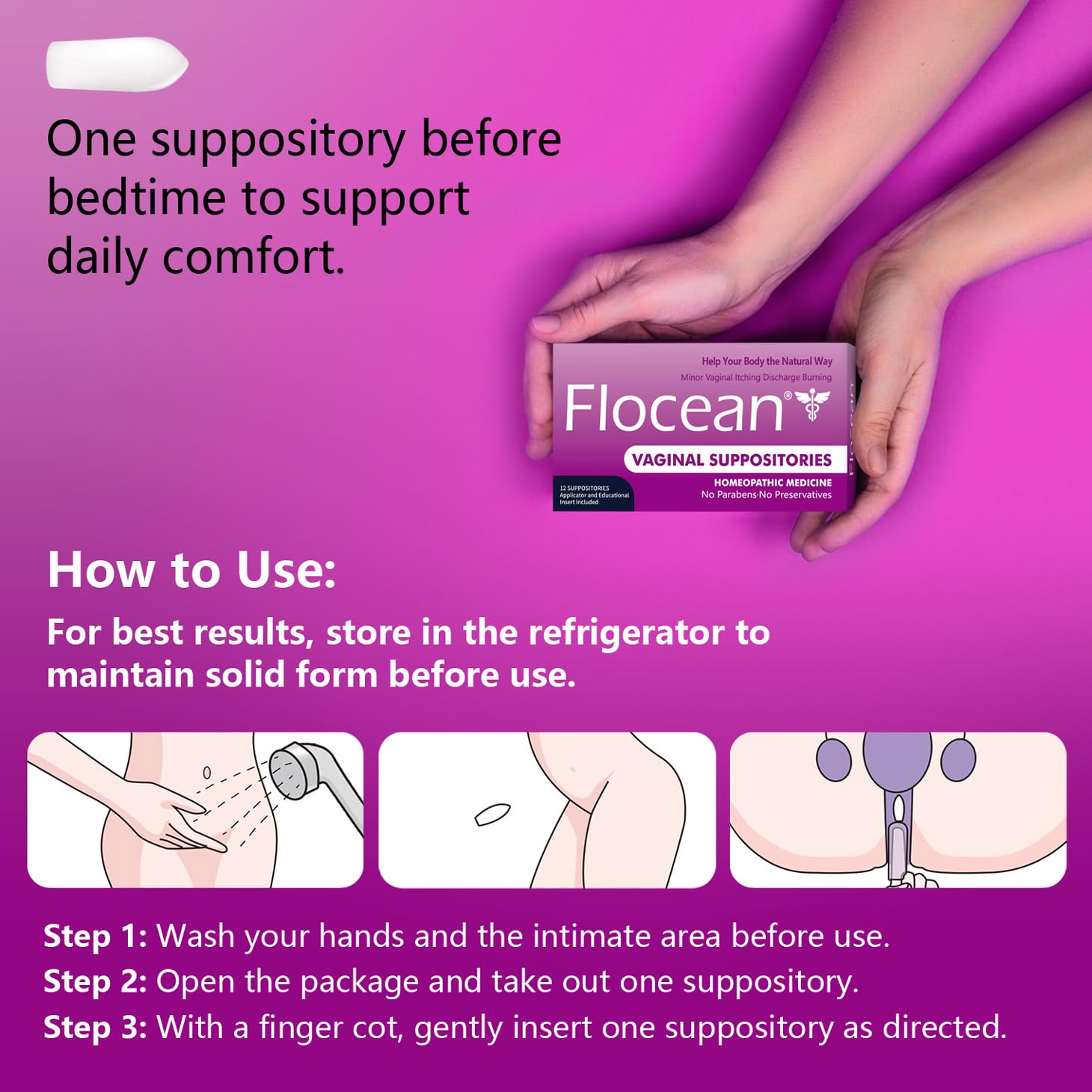 Calendula Vaginal Suppositories for Women - Herbal Alternative to Boric Acid Suppositories, Supports pH Balance, Odor Control & Itching Relief, Paraben-Free & Preservative-Free, 12 Count ciwollUS supplements