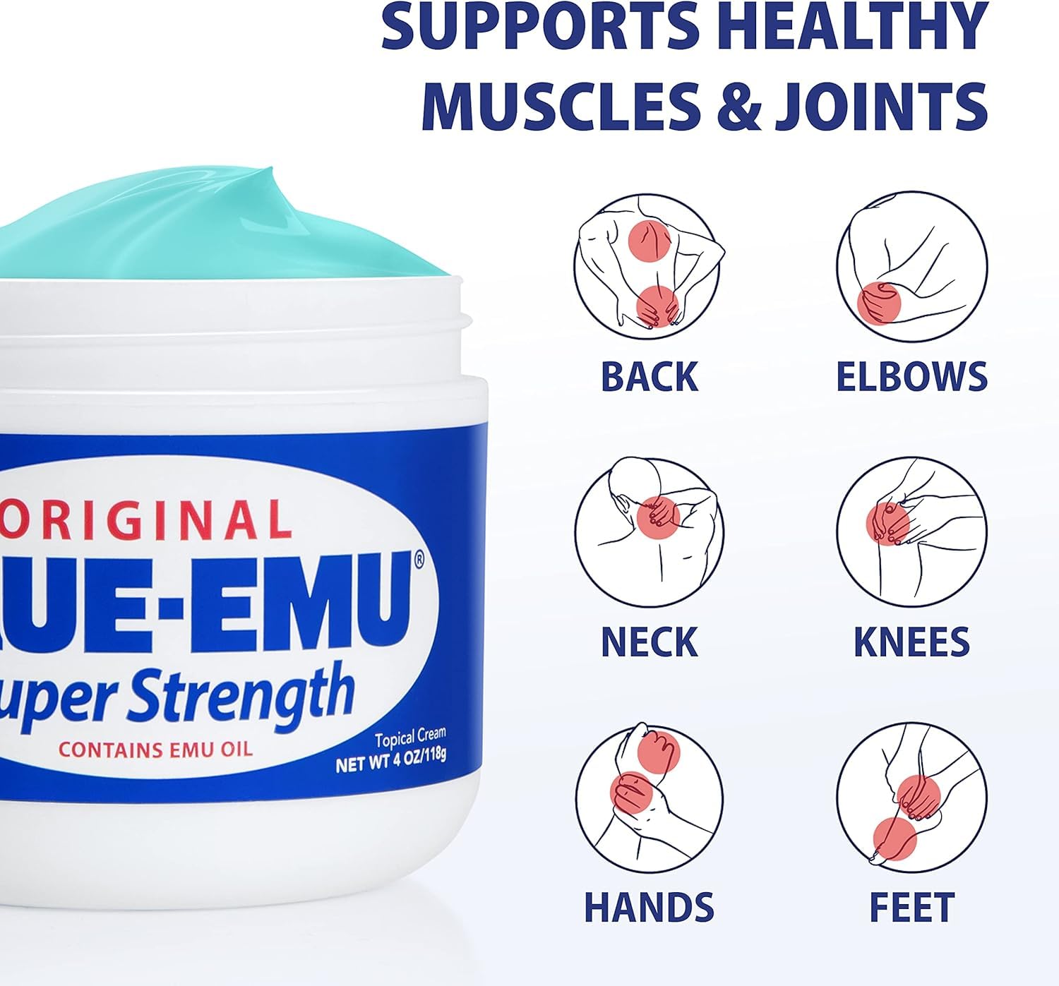Blue Emu Cream, 1 Pack 12 oz BLUE-EMUAu supplements