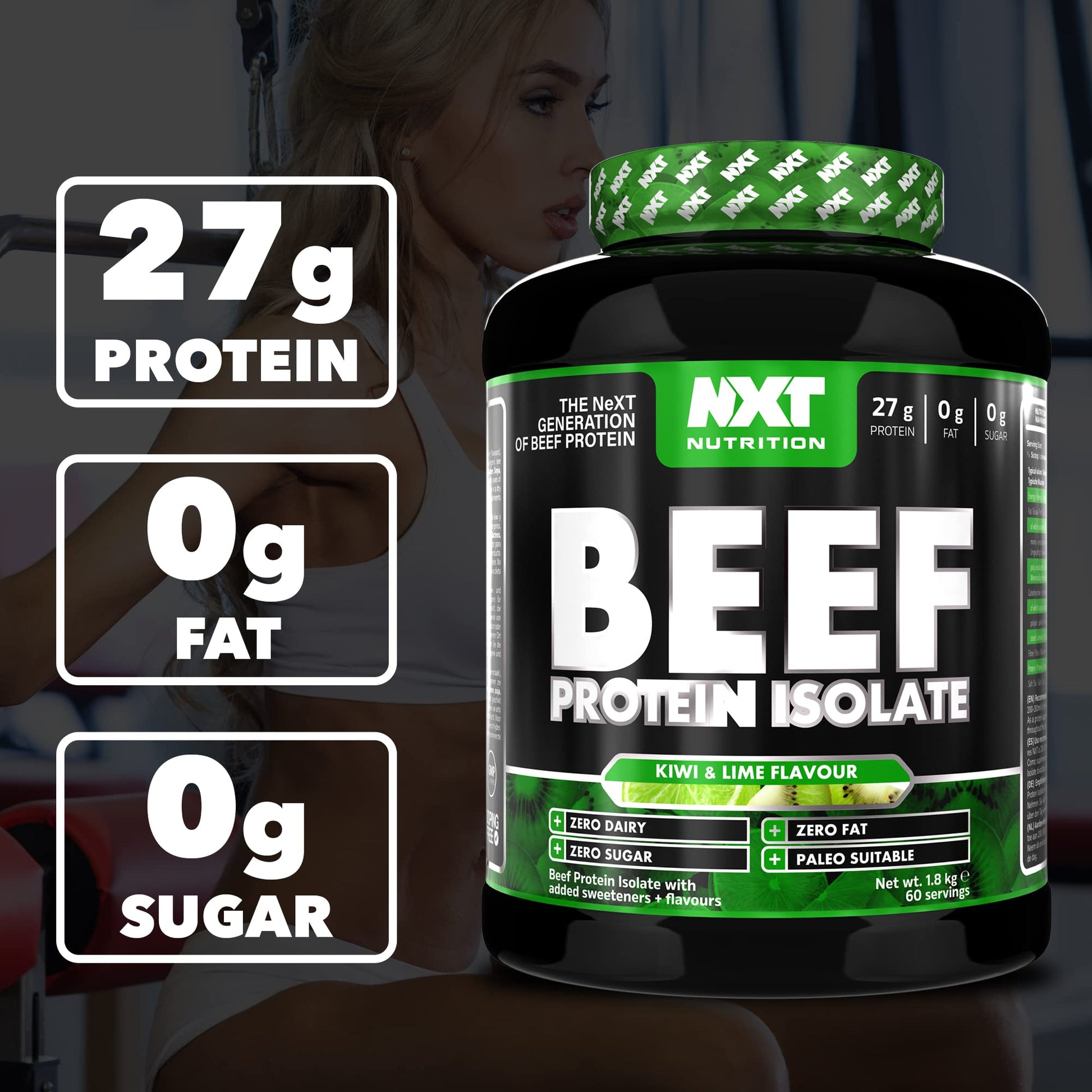 NXT Nutrition Beef Protein Isolate Powder - Protein Powder High in Natural Amino Acids NXT NutritionAu supplements
