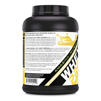 Amazing Muscle 100% Whey Protein Powder *Advanced Formula with Whey Protein Amazing NutritionUS supplements