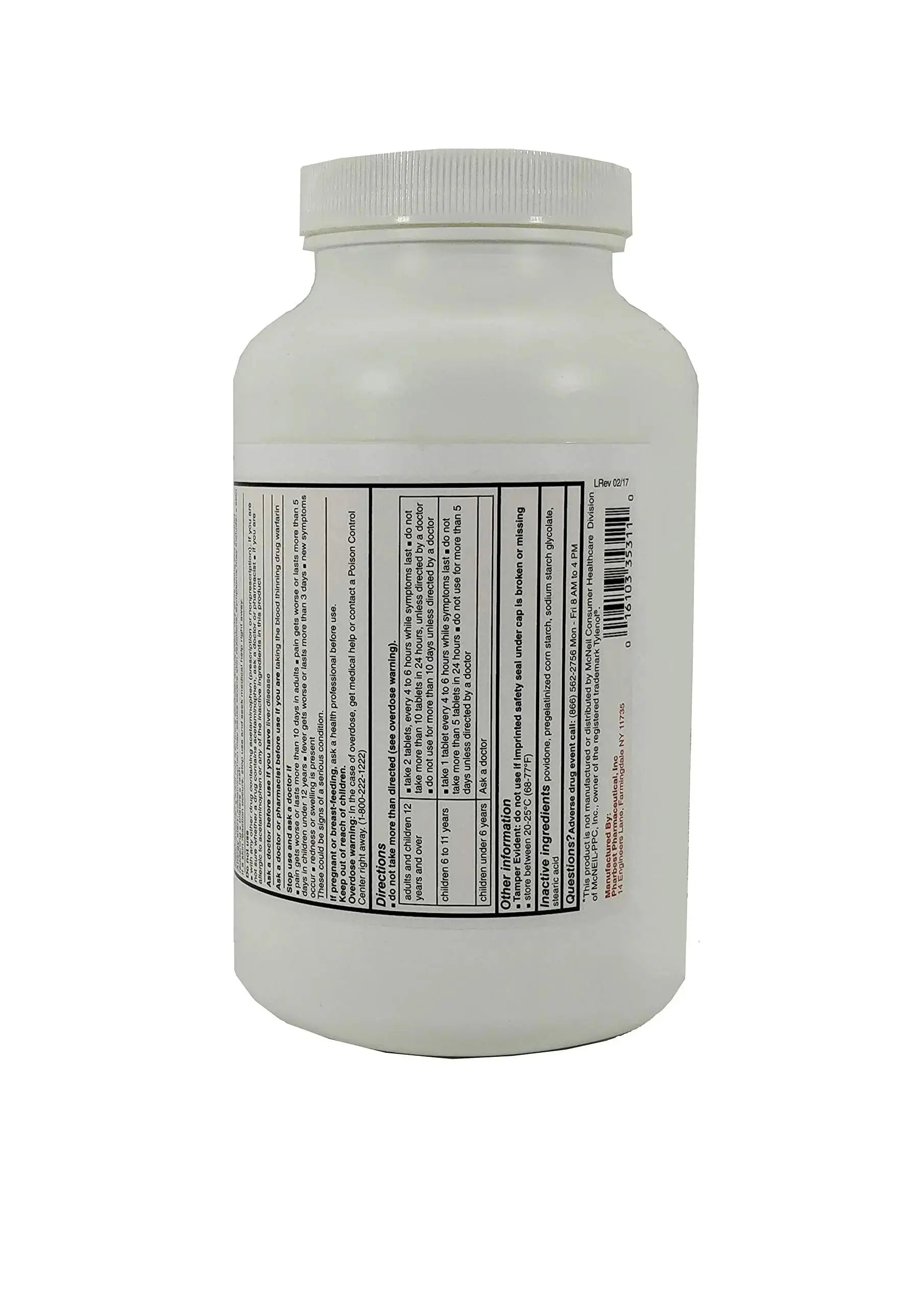 Pharbest Acetaminophen 325 mg 1000 Count Tablets HarbestAu supplements