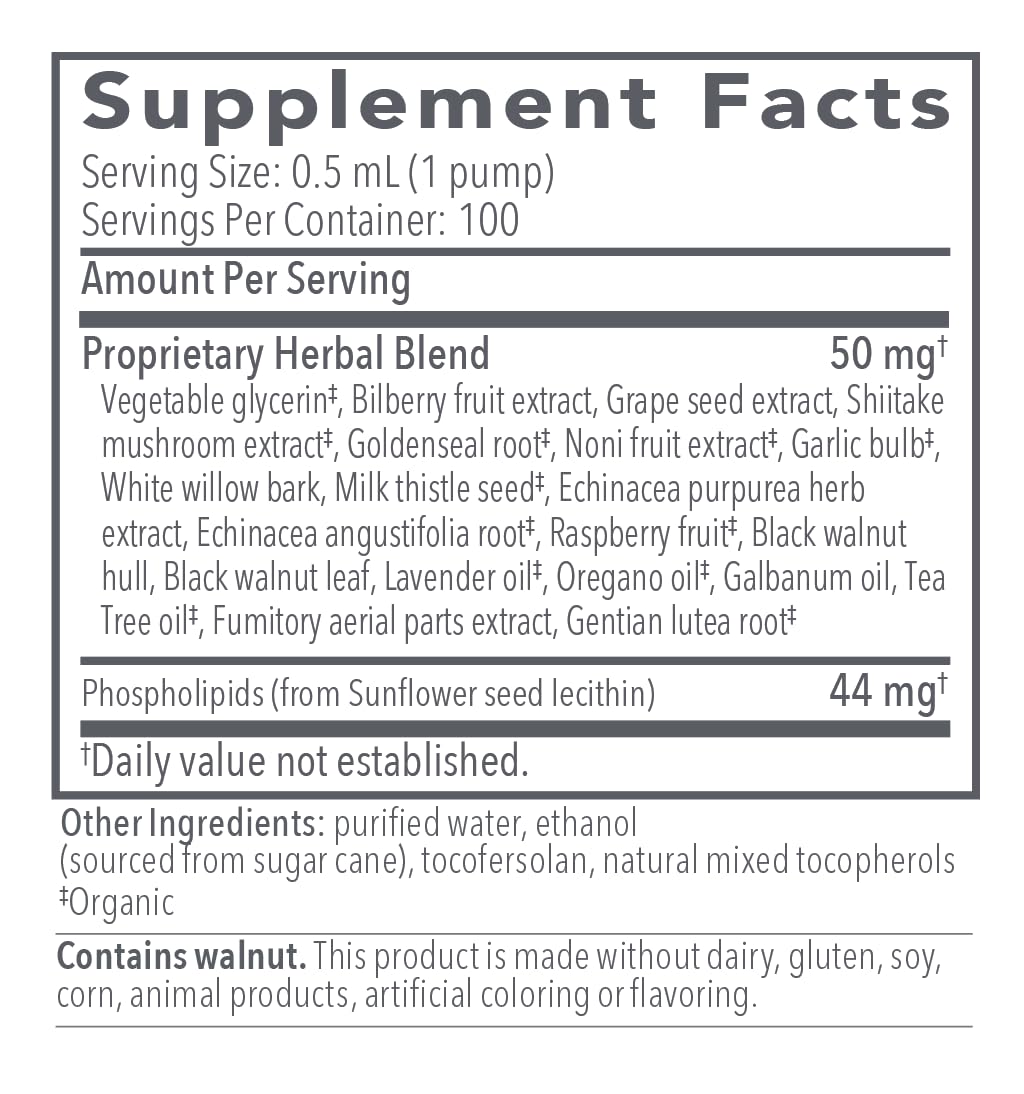 Biocidin LSF for Gut Cleanse Detox & Biofilm Defense Support - Potent, Broad-Spectrum Liposomal Formula for Rapid Absorption - Promote Gut Health, Microbial Balance & Mental Clarity (1.7 Fl Oz) Bio-Botanical ResearchUS supplements