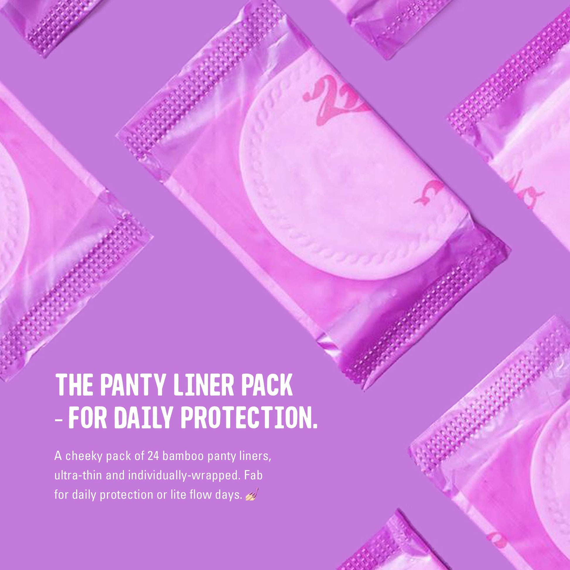 FLO - Organic Bamboo Daily Panty Liners, Plant-Based Cotton, Biodegradable FLOAu supplements