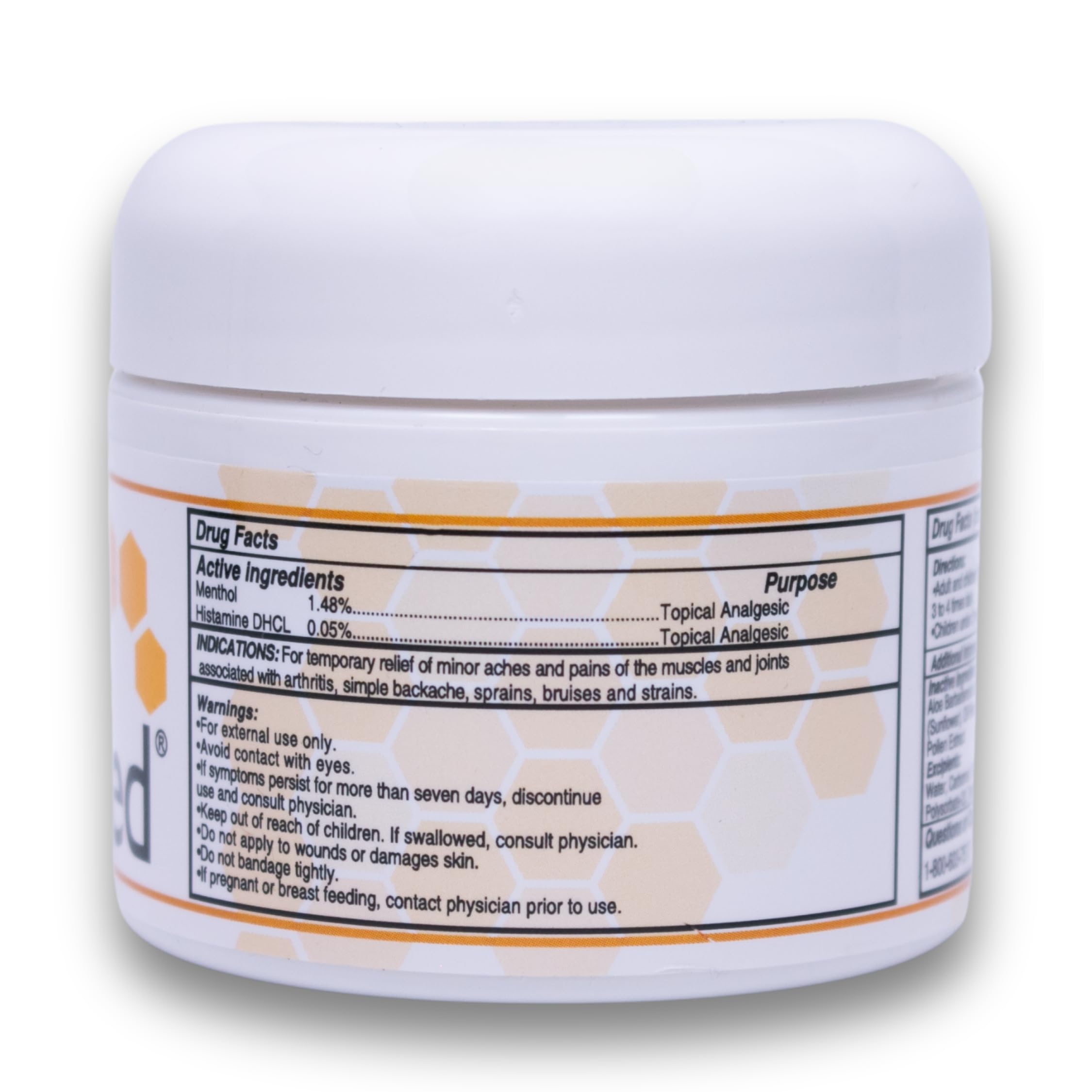 ABEE MED Extra Strength Joint & Muscle Relief Cream – Menthol Cooling & Warming Formula with Bee Pollen, Aloe & Chamomile – Fast-Absorbing Comfort Cream for Back, Knees & Muscles – 2 oz ABEE MEDAu supplements