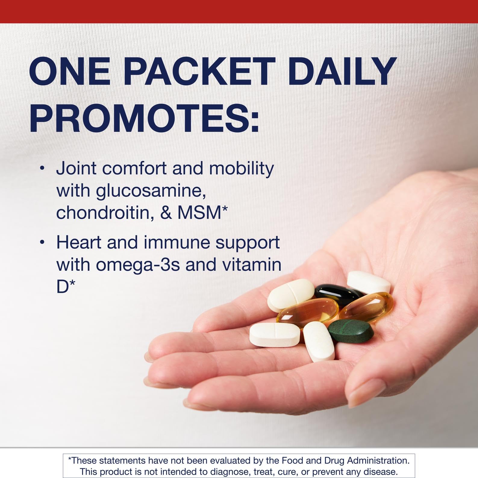 Metagenics Wellness Essentials Active Daily Packs - with Glucosamine, Chondroitin, MSM, Magnesium, Vitamin C & Omega-3* - Supports Mobility, Cartilage & Bone Health* - 30 Packets MetagenicsAu supplements