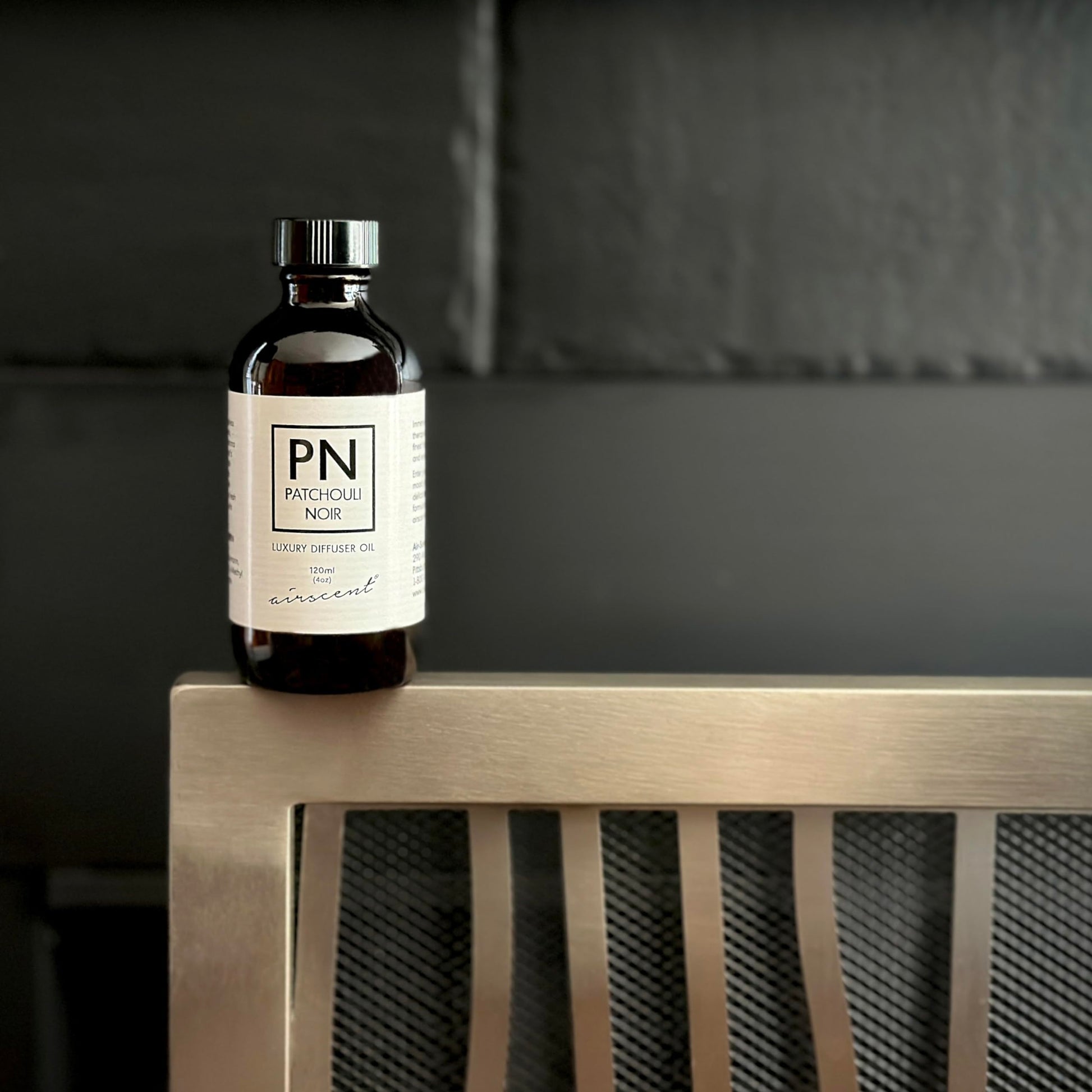 Patchouli Noir Diﬀuser Oil - Air-Scent Aroma and Essential Oil Blend - 120 Milliliter (4 ﬂ oz) Bottle Air-ScentAu supplements