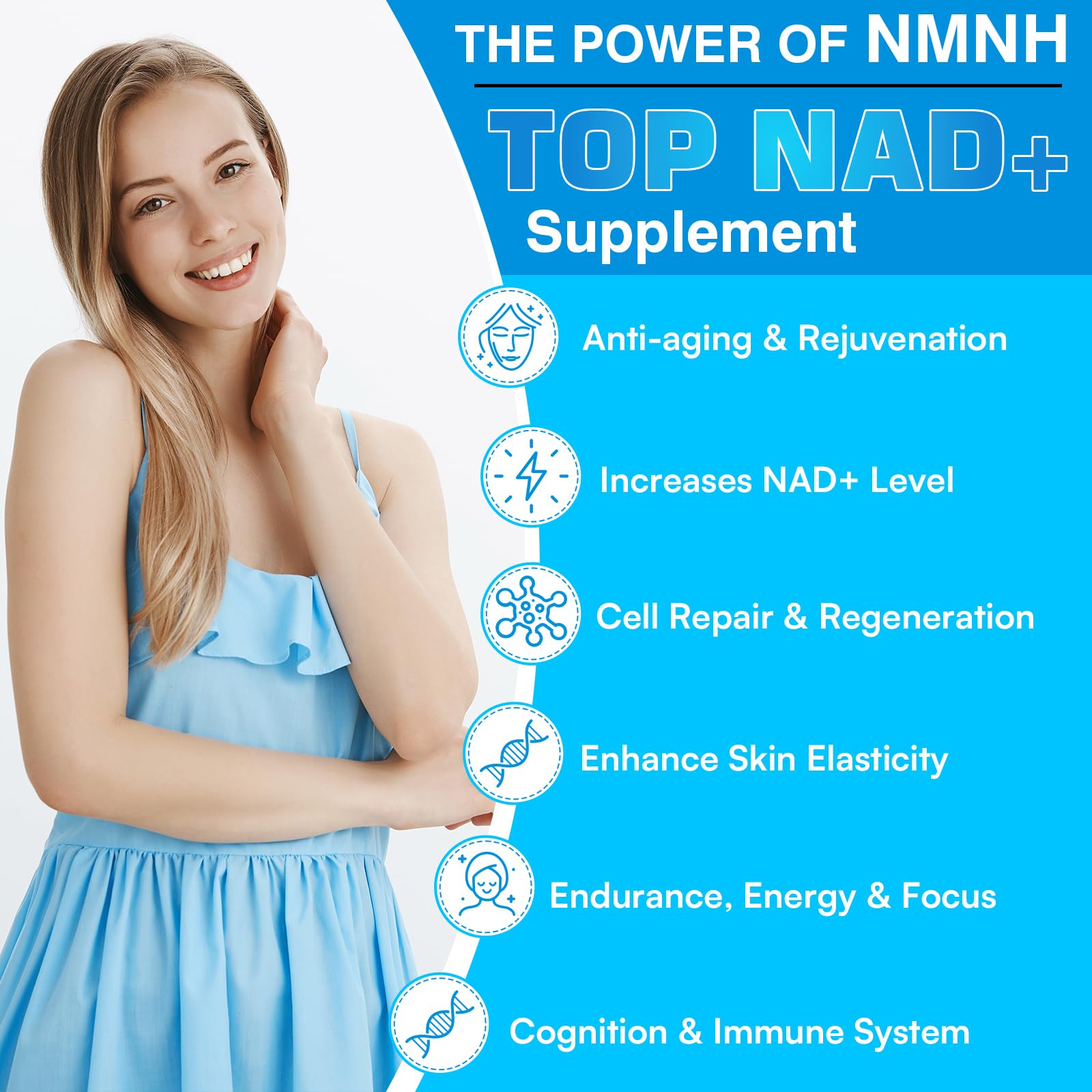 Kaumipor NMNH (Dihydronicotinamide Mononucleotide) NMN Alternative Supplement, 500 mg Per Serving NAD Supplement to Boost NAD+ Levels, for Anti Aging, Energy, Immunity, Focus, 60 Vegan Capsules KaumiporAu supplements