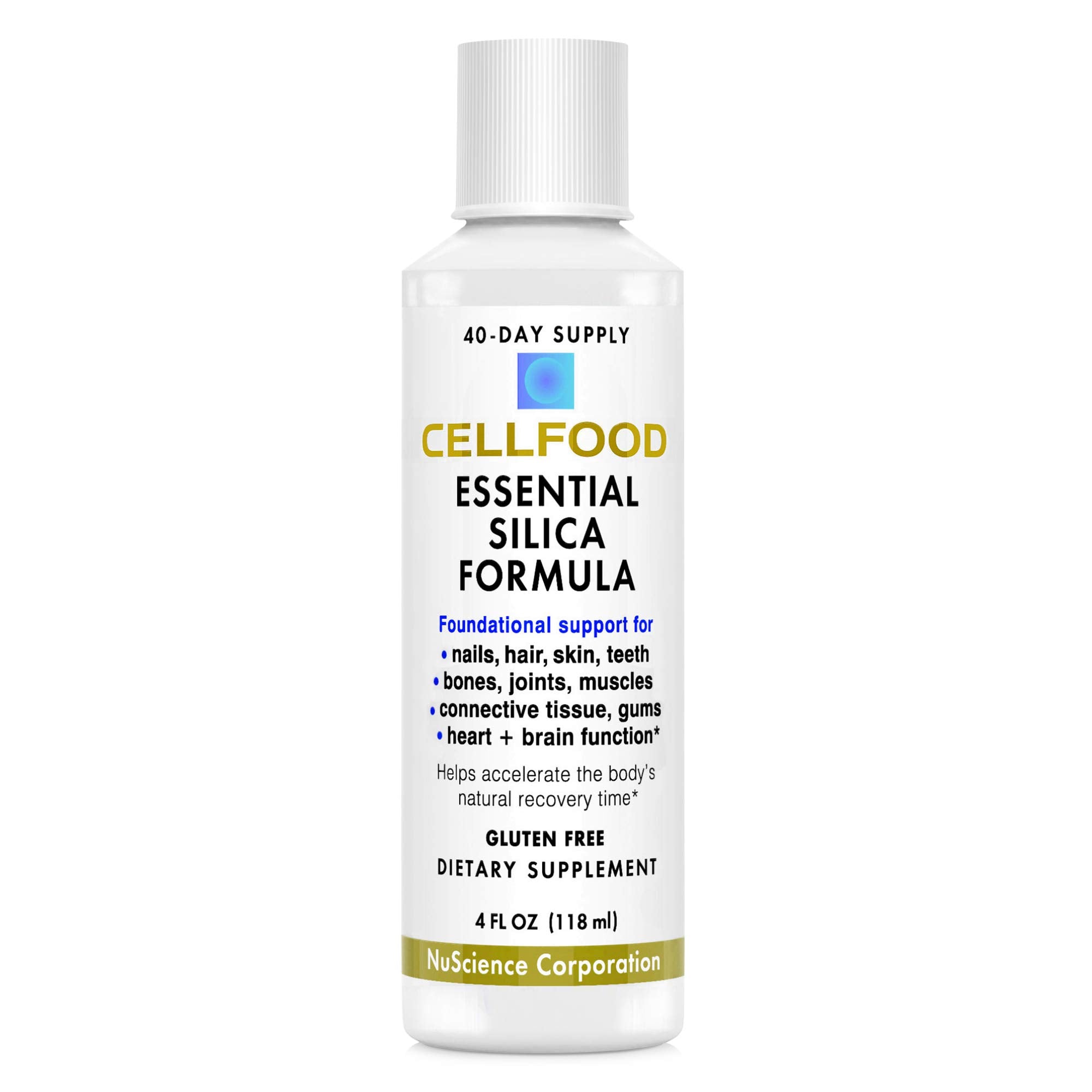 Cellfood Essential Silica Anti-Aging Formula, 4 fl oz - Supports Healthy Bones, Joints, Hair CellfoodAu supplements