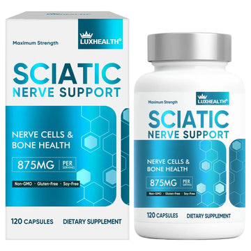Sciatic Nerve Support Supplement, 120 Capsules Nerve Savior for Neuropathy, Premium Formula with Natural Botanical & Vitamin Complex VivaherbalAu supplements