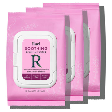 Rael Feminine Wipes, Soothing Wipes for Women - pH Balance, Clean Ingredients, All Skin Types RaelAu supplements