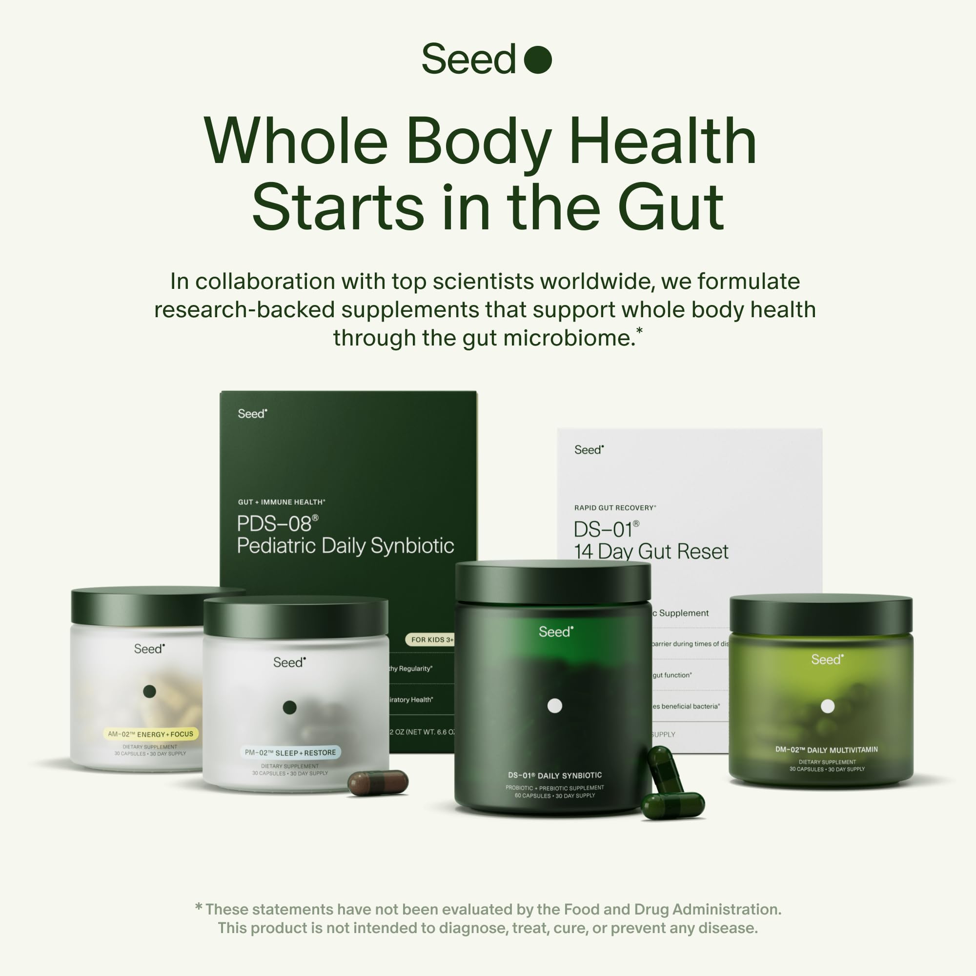 Seed PDS-08 Pediatric Daily Synbiotic - Fiber-Based Prebiotic & Probiotic for Kids - Digestive Health, Regularity, Constipation Relief - Ages 3-17 - Vegan and Shelf-Stable - 30 Sachets (30-Day Supply) Visit the Seed StoreUS supplements
