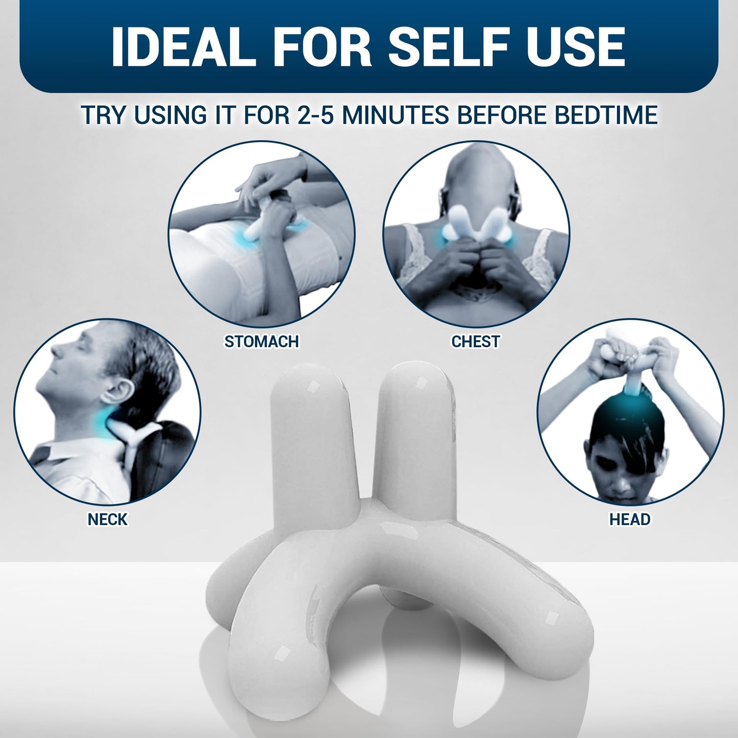Dr. Berg’s Self-Massage Tool, Best for Back Pain Relief, Handheld Neck and Lower Back Dr. Berg NutritionalsUS supplements