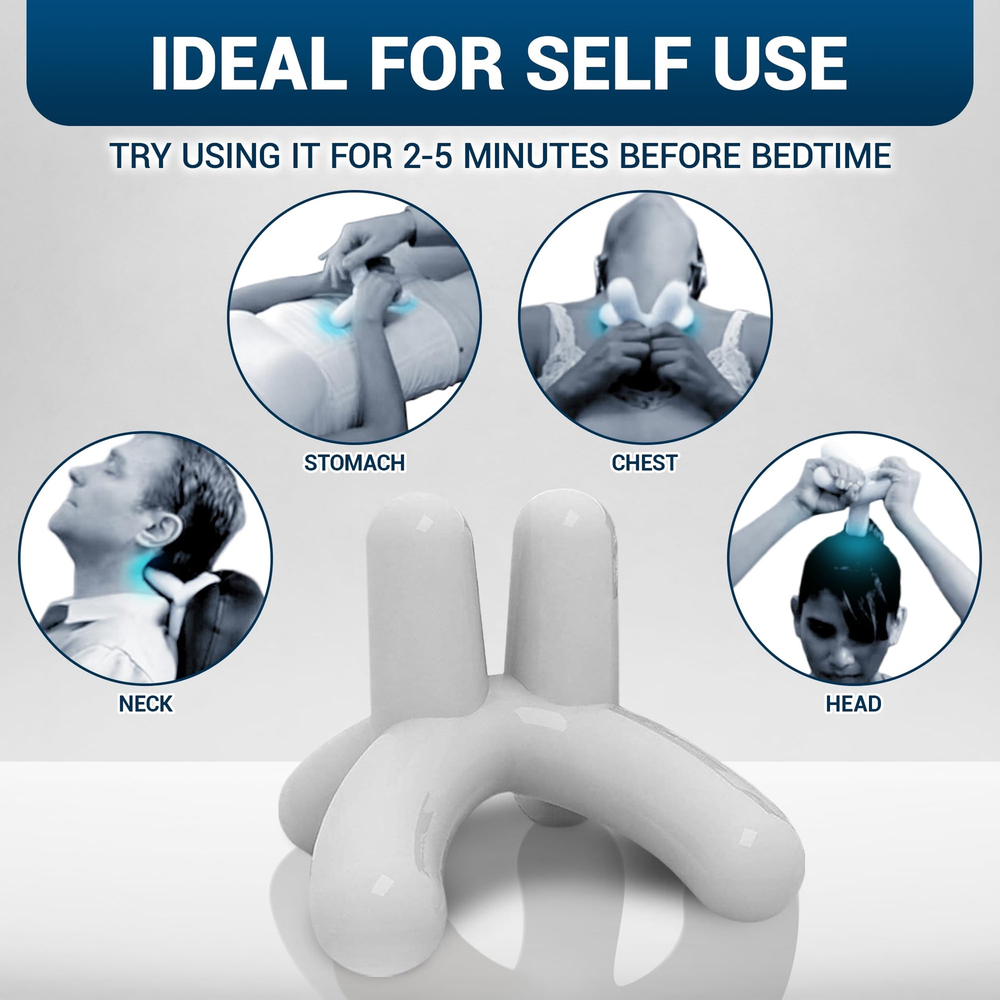 Dr. Berg’s Self-Massage Tool, Best for Back Pain Relief, Handheld Neck and Lower Back Dr. Berg NutritionalsUS supplements