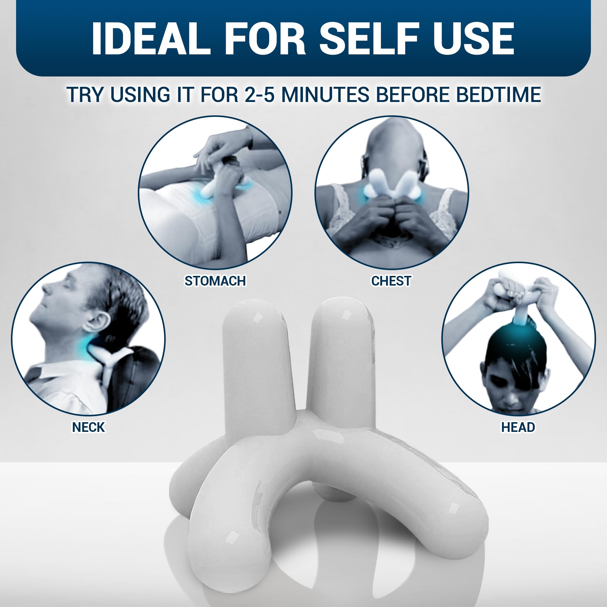 Dr. Berg’s Self-Massage Tool, Best for Back Pain Relief, Handheld Neck and Lower Back Dr. Berg NutritionalsUS supplements