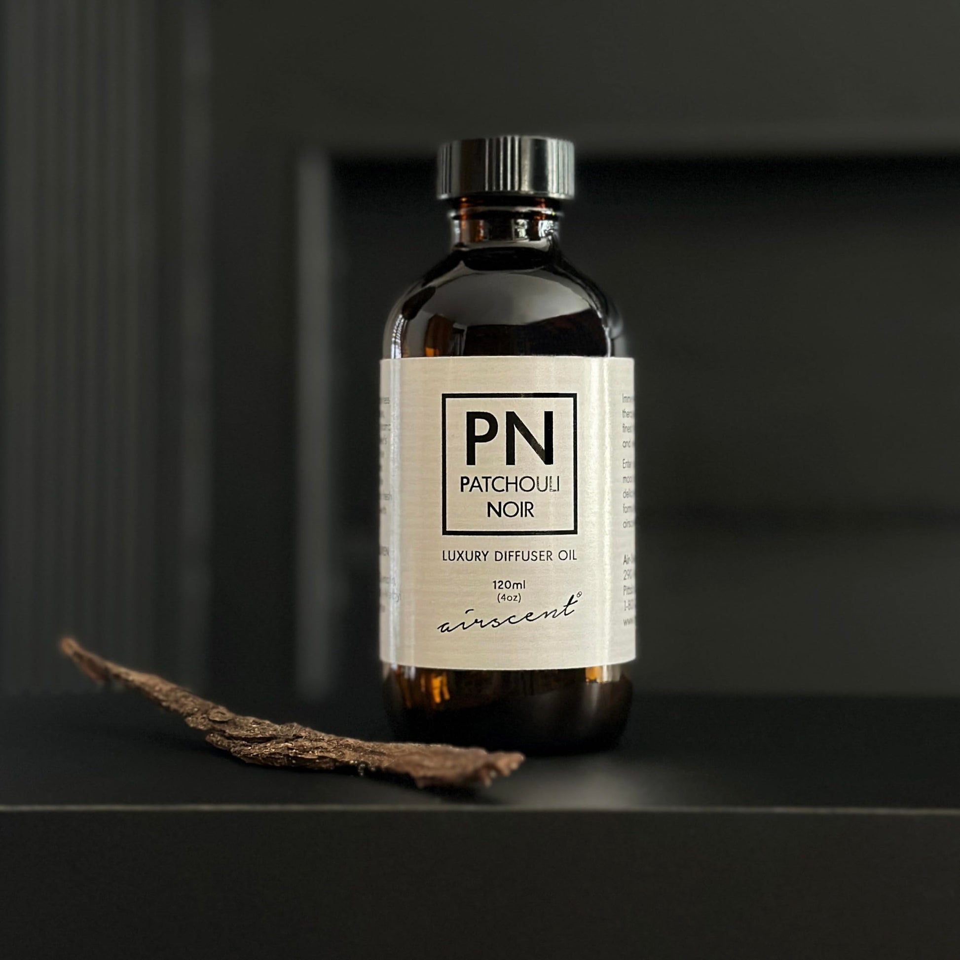 Patchouli Noir Diﬀuser Oil - Air-Scent Aroma and Essential Oil Blend - 120 Milliliter (4 ﬂ oz) Bottle Air-ScentAu supplements