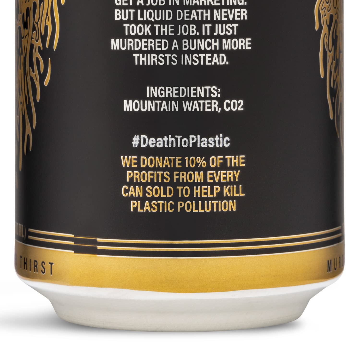 Liquid Death Sparkling Mountain Water, 16.9 oz Tallboys (12-Pack) Liquid DeathUS supplements