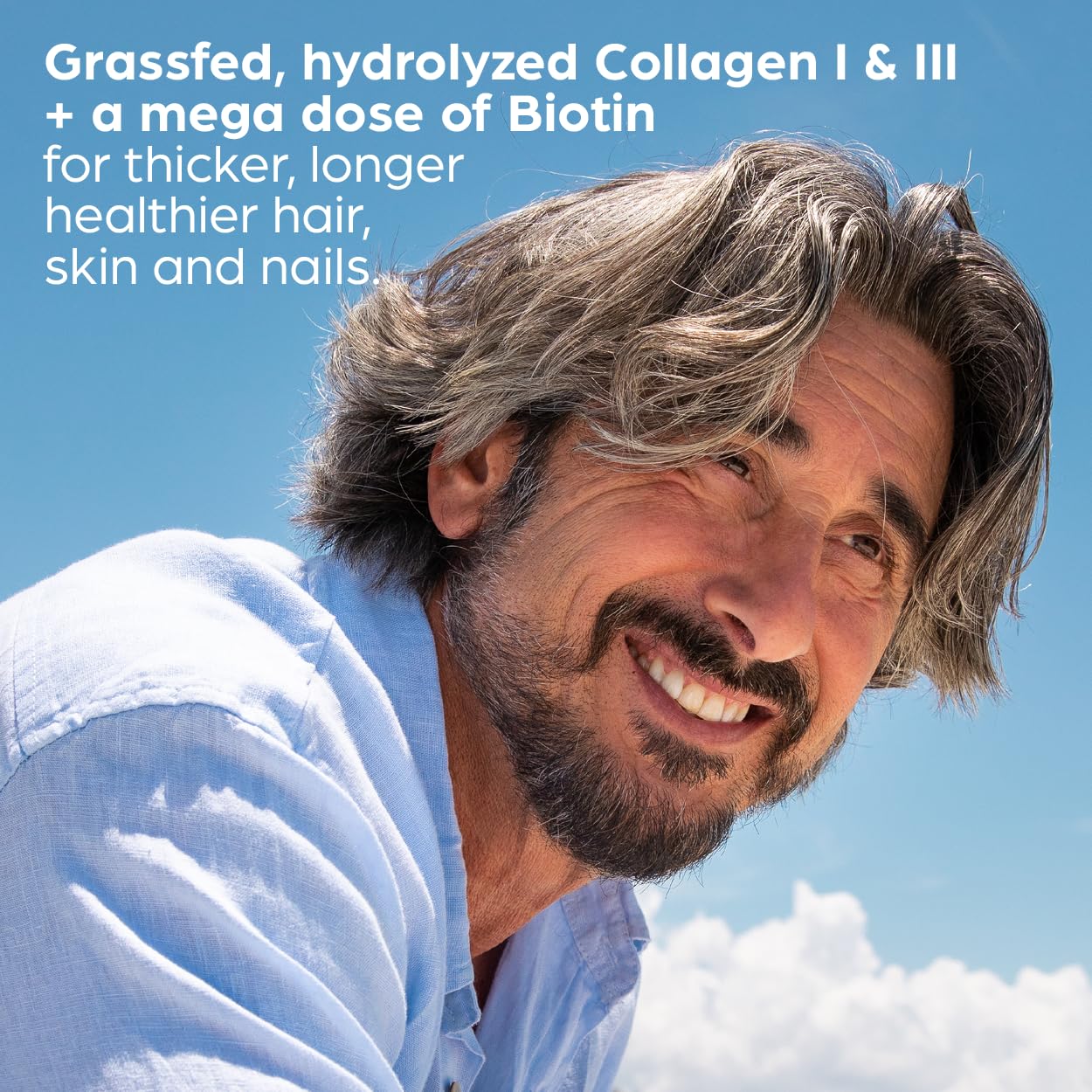 Flip My Life Collagen Peptides + Biotin, Hyaluronic Acid & Vitamin C - For Hair, Skin, Nails - Gut Health/Joint Support - Ageless Beauty Blend Supplement Powder for Men/Women - 9g Protein—26 Servings Flip My LifeAu supplements