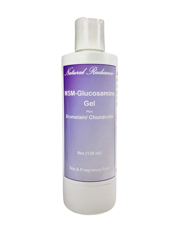 Natural Radiance MSM Plus - Glucosamine Bromelain and Chrondroitin 8 oz. Bottle - Oderless Natural RadianceAu supplements