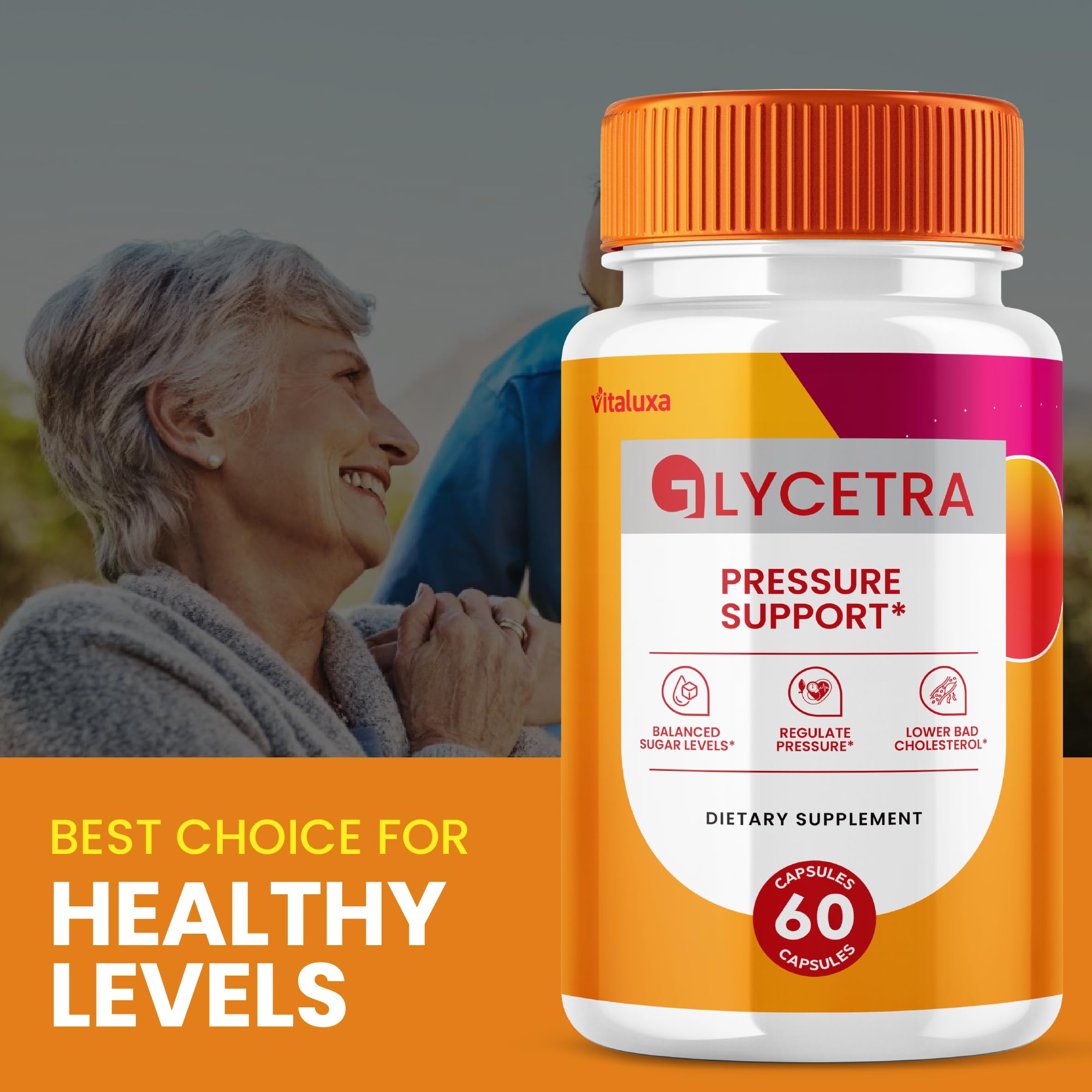 (2 Pack) Glycetra Capsules, Glycetra Blood Support Supplement Advanced Formula Premium Blend All Natural Balance Flow, Glicetra Pills Maximum Strength Glycogen Support Health Wellness Review (120 Ct) VitaluxaAu supplements
