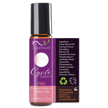 NV Superfoods Cycle Support - Essential Oil Roll-On - 10 ml – 100% Pure Therapeutic Grade NV SuperfoodsAu supplements