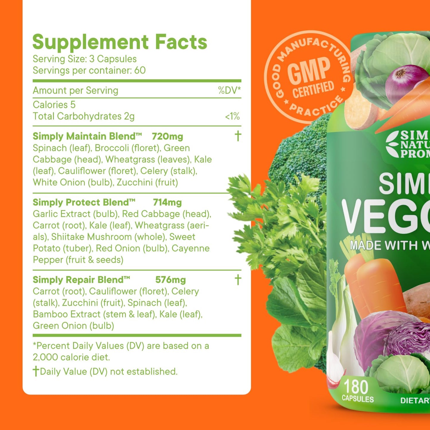 Simply Nature's Promise - Packed with Over 40 Different Fruits & Vegetables Simply Nature's PromiseUS supplements