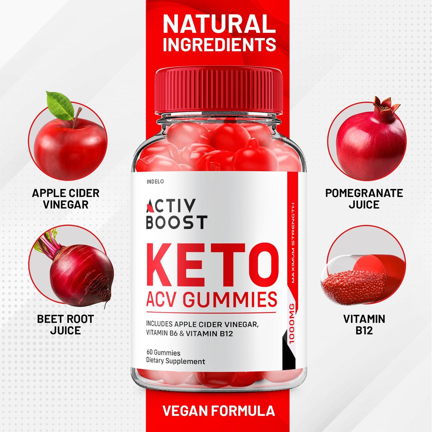 (2 Pack) Activ Boost Keto ACV Gummies - Activ Boost Keto ACV Gummies Reviews IndeloUS supplements