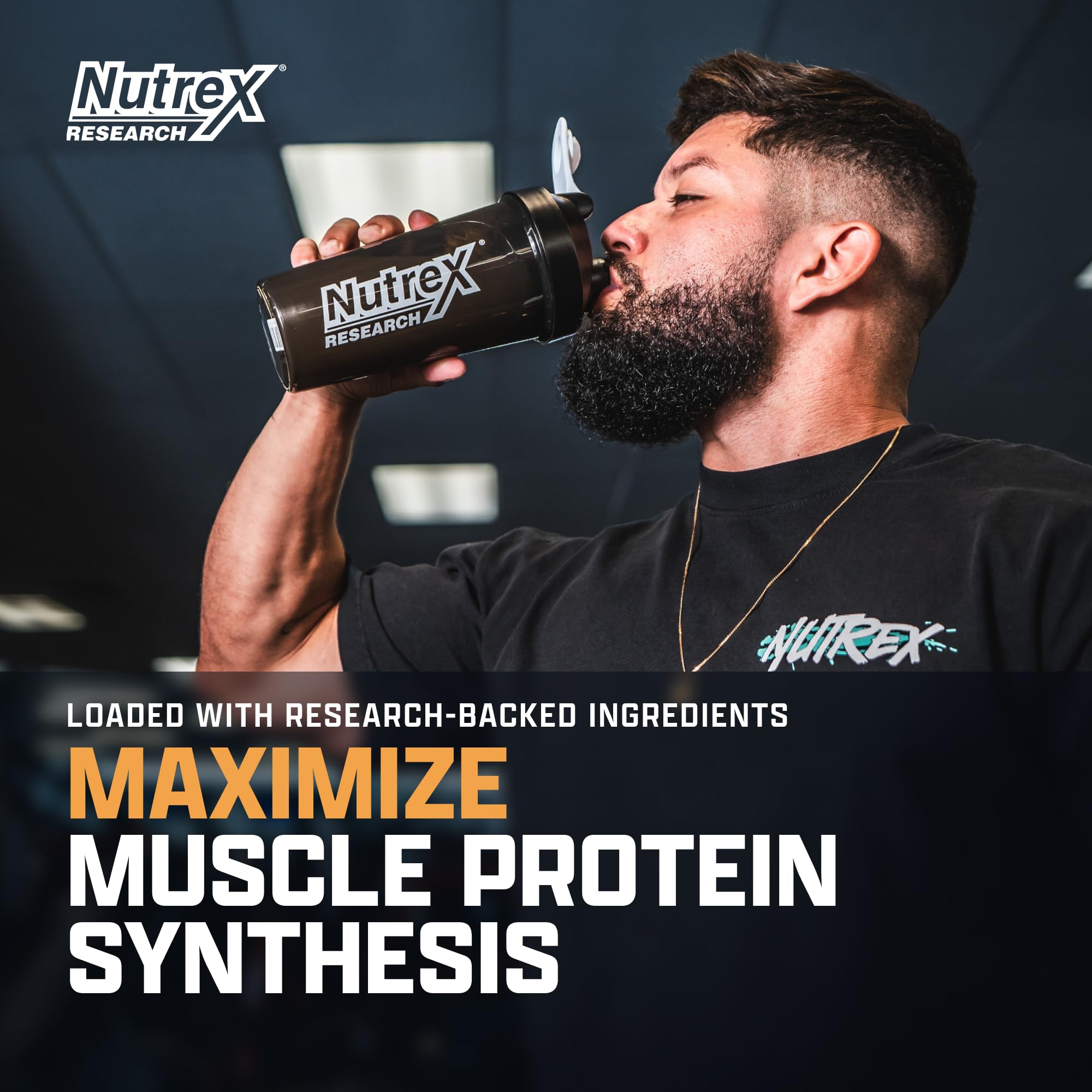 Nutrex Research EAA Hydration | EAAs + BCAA Powder | Muscle Recovery, Strength, Muscle Building, Endurance | 8G Essential Amino Acids + Electrolytes | 30 Servings It's Mango Time Nutrex ResearchAu supplements
