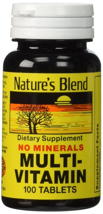 Nature's Blend Multi-Vitamin No Minerals 100 Tabs (Model: 3824) Nature's BlendAu supplements