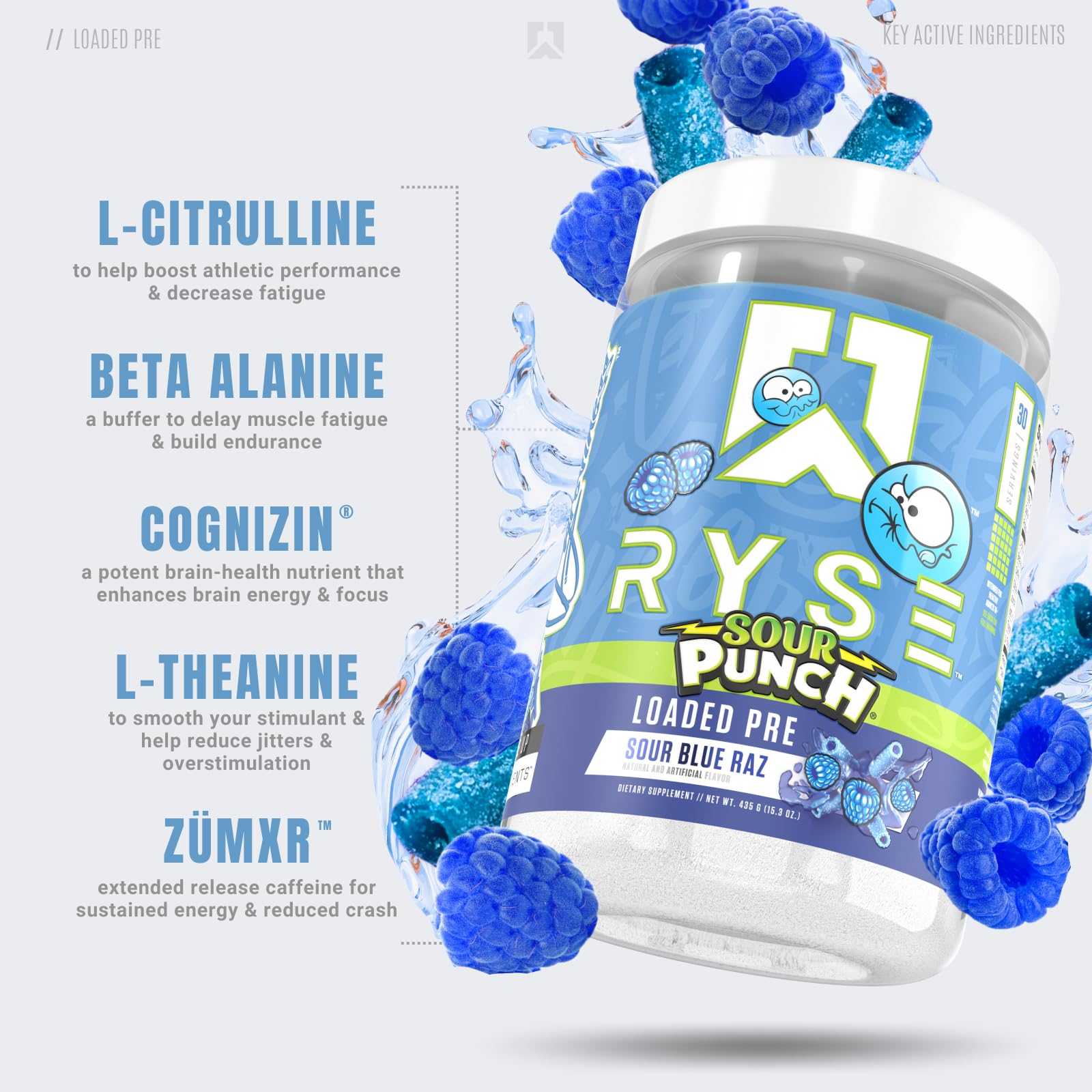 RYSE Up Supplements Loaded Pre Workout Powder Supplement for Men & Women RYSE Up SupplementsUS supplements