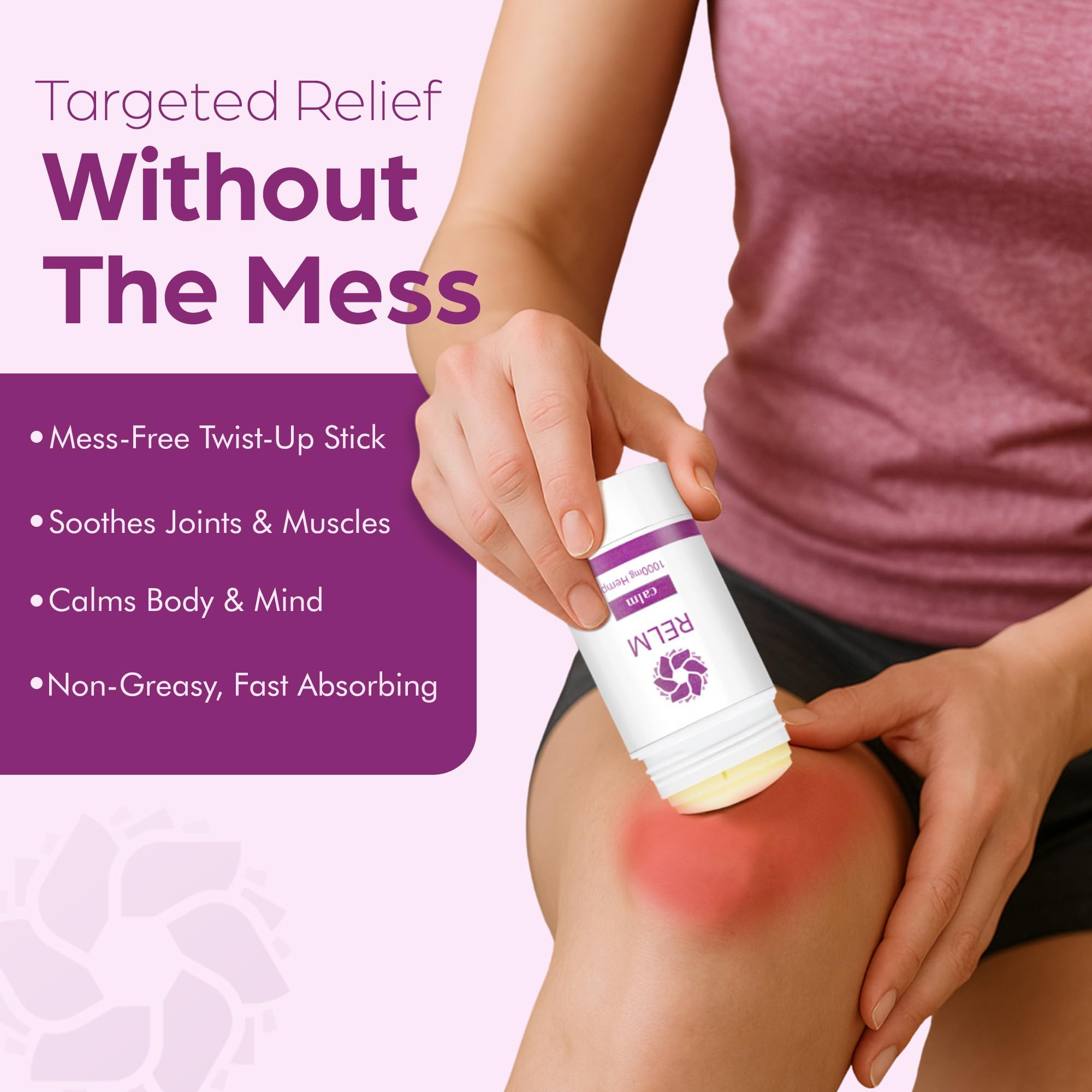Relm Wellness Hemp Cream Relief - Maximum Strength Oil Roll On - Lavender Essential Oil - 1000mg Hemp - Nighttime Calming Creme | Great for sore Knee, Back, Joints and Muscles | Solid Lotion Balm Relm WellnessAu supplements