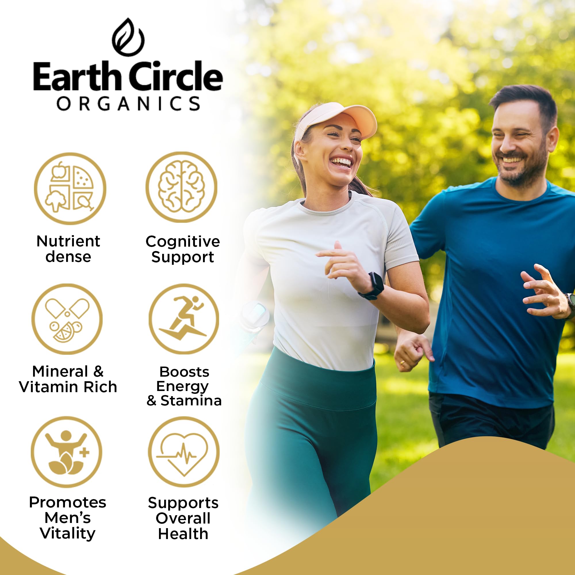 Organic Black Maca Peruvian Root Powder | Black Maca Root for Men | Natural Supplement | Essential Vitamins, Minerals & Fatty Acids Improved Energy | Immune Support (8oz, Pack of 1) Earth Circle OrganicsAu supplements