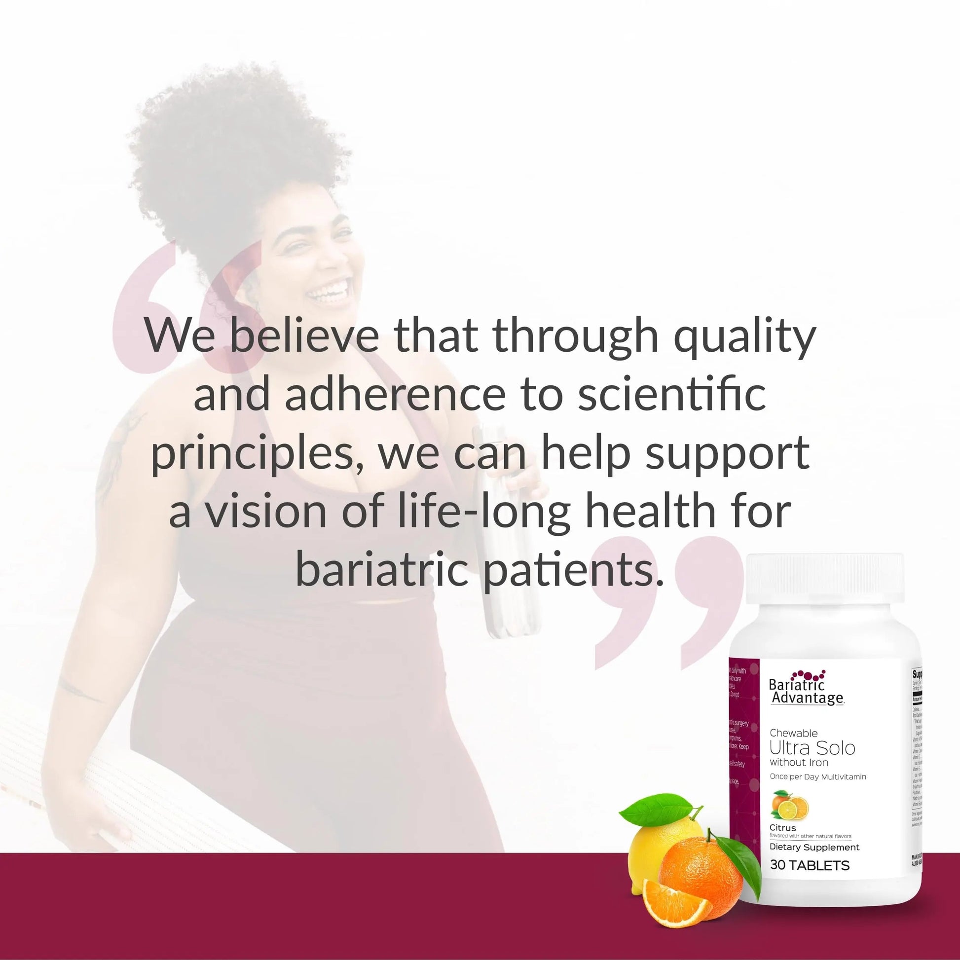 Bariatric Advantage Chewable Ultra Solo Without Iron - Once-Per-Day Daily Multivitamin - for Bariatric Surgery Patients Bariatric AdvantageAu supplements