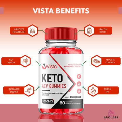 Vista Keto ACV Gummies, Vista Keto ACV Gummies Advanced Weight Loss 1000MG Ark LabsUS supplements
